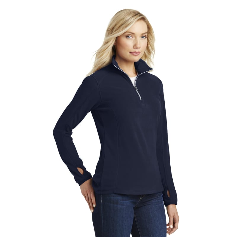 Port Authority Women's Microfleece 1/2-Zip Pullover., custom hoodie or sweatshirt with logo imprint 9