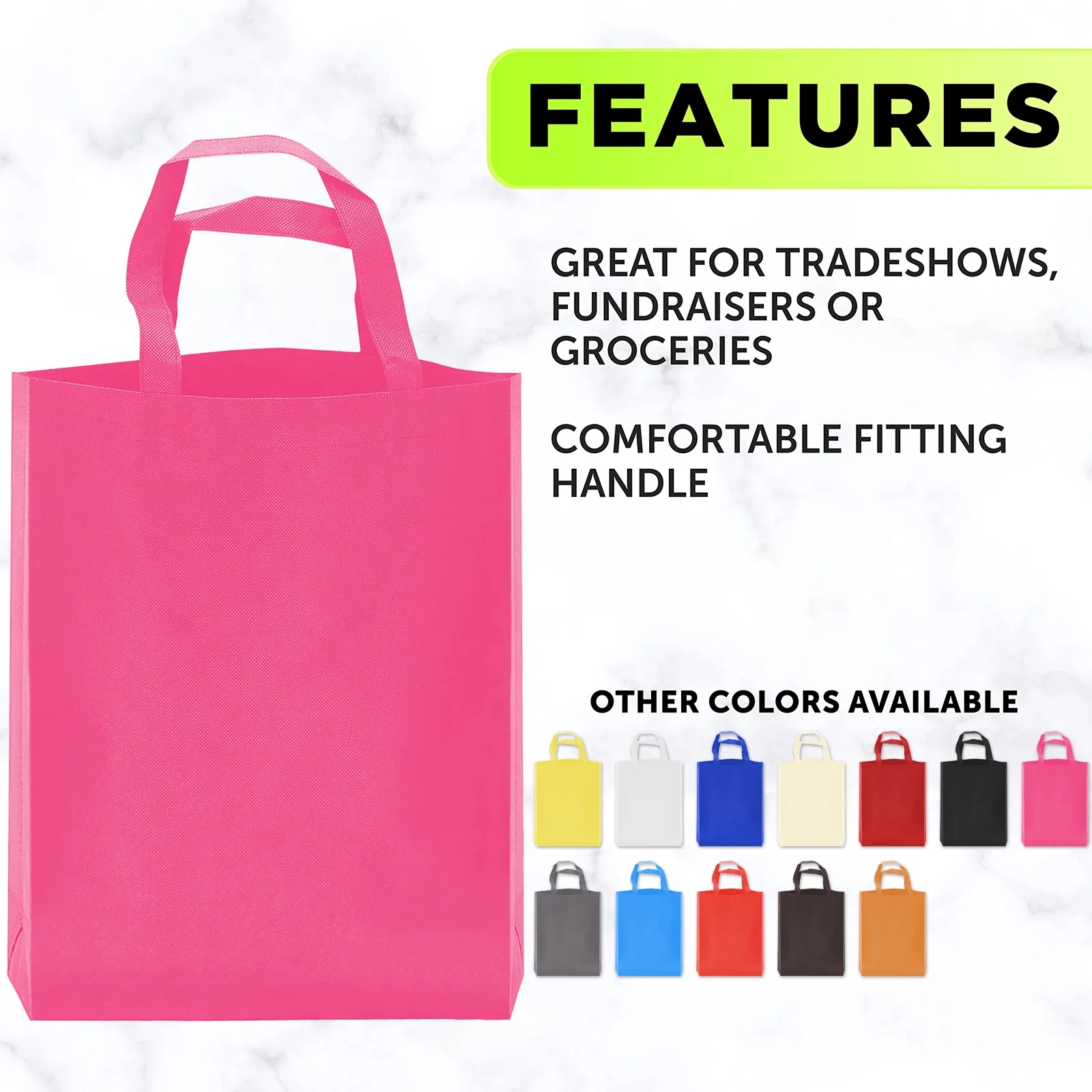 Kitchen Reusable Grocery Gift Tote Bag Bulk Large Capacity 1