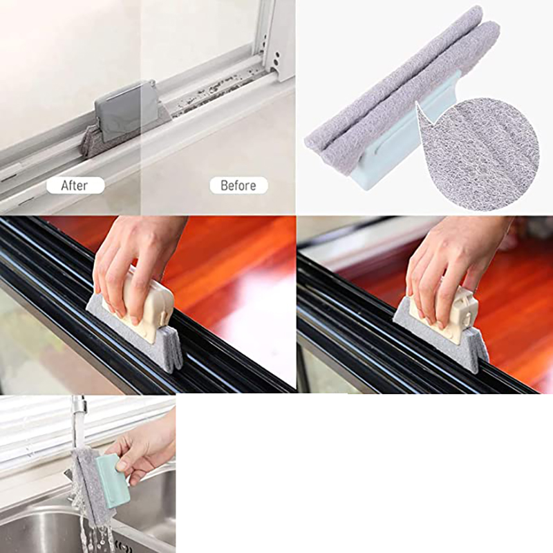 Creative Hand-held Window Groove Cleaning Brush 16