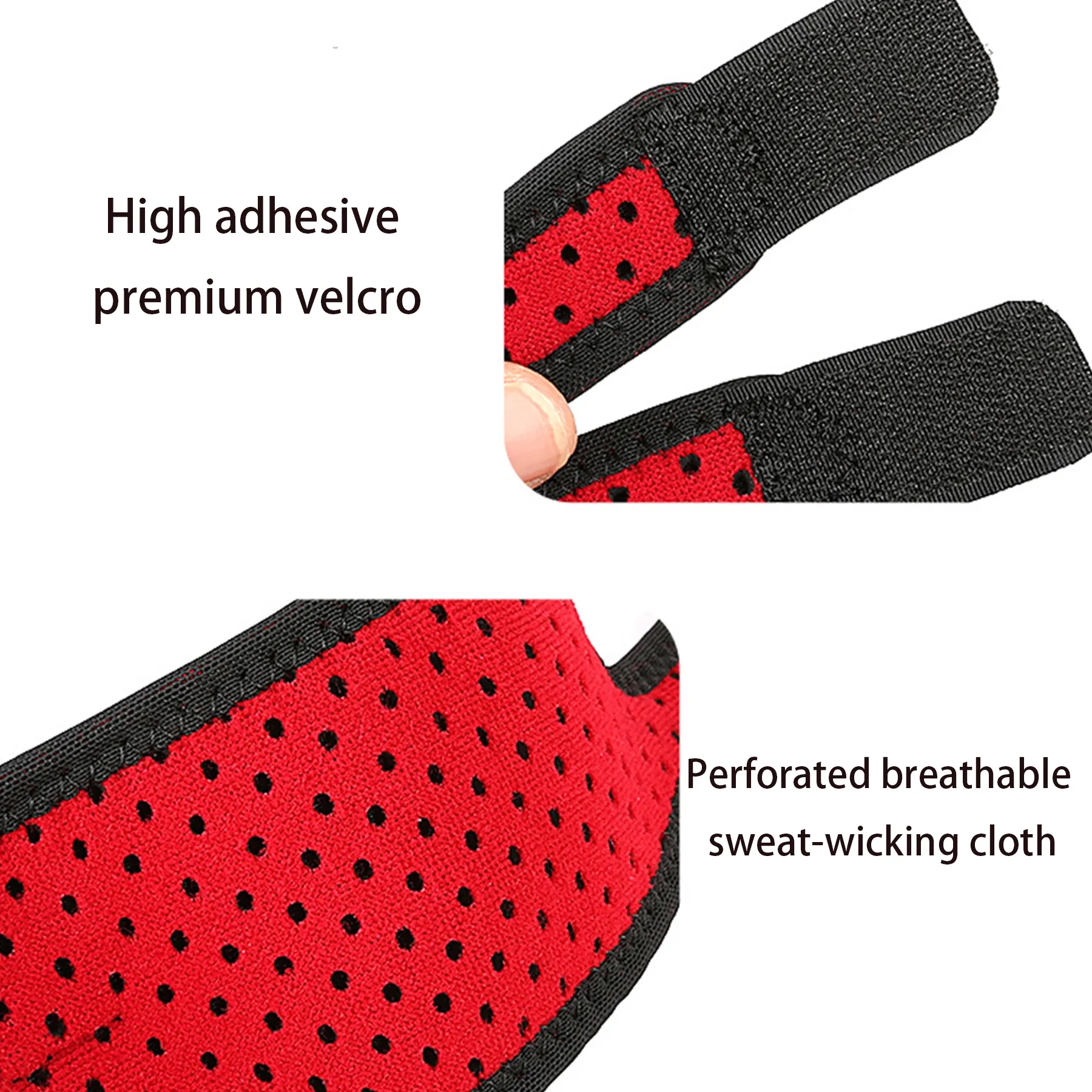 Nylon Fitness Exercise Wrap Around Wristbands 5
