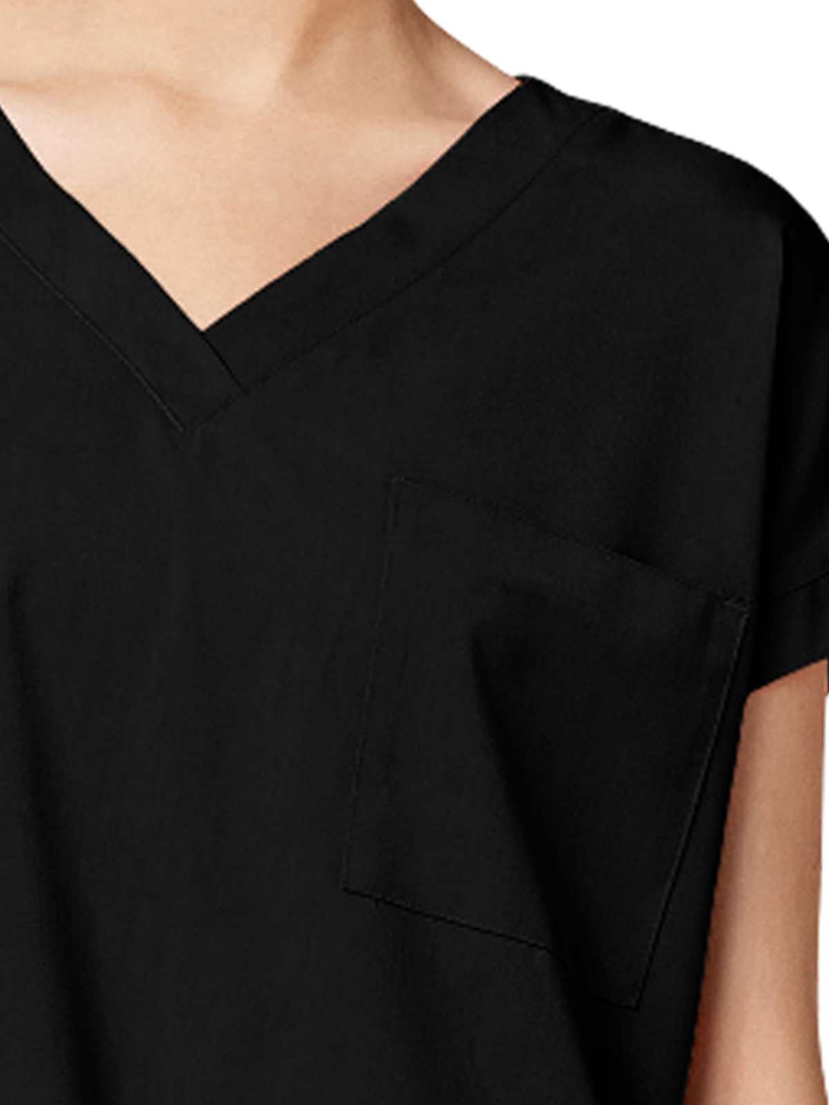 Parkley ABC - Women's Oversized Two-Pocket Dolman REMY V-Neck Top 3
