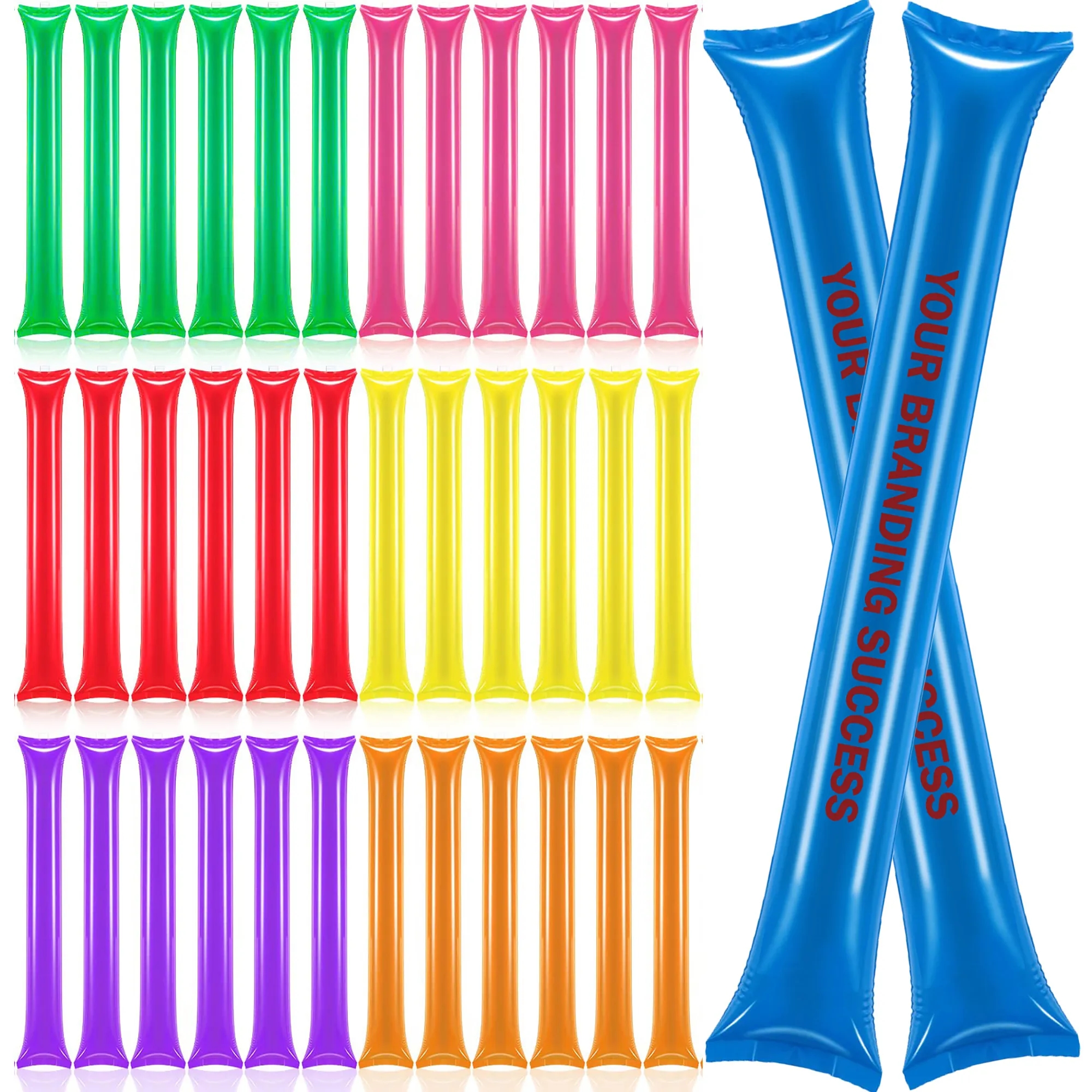 Thicken Inflatable Thunder Cheer Stick (Pair) 2