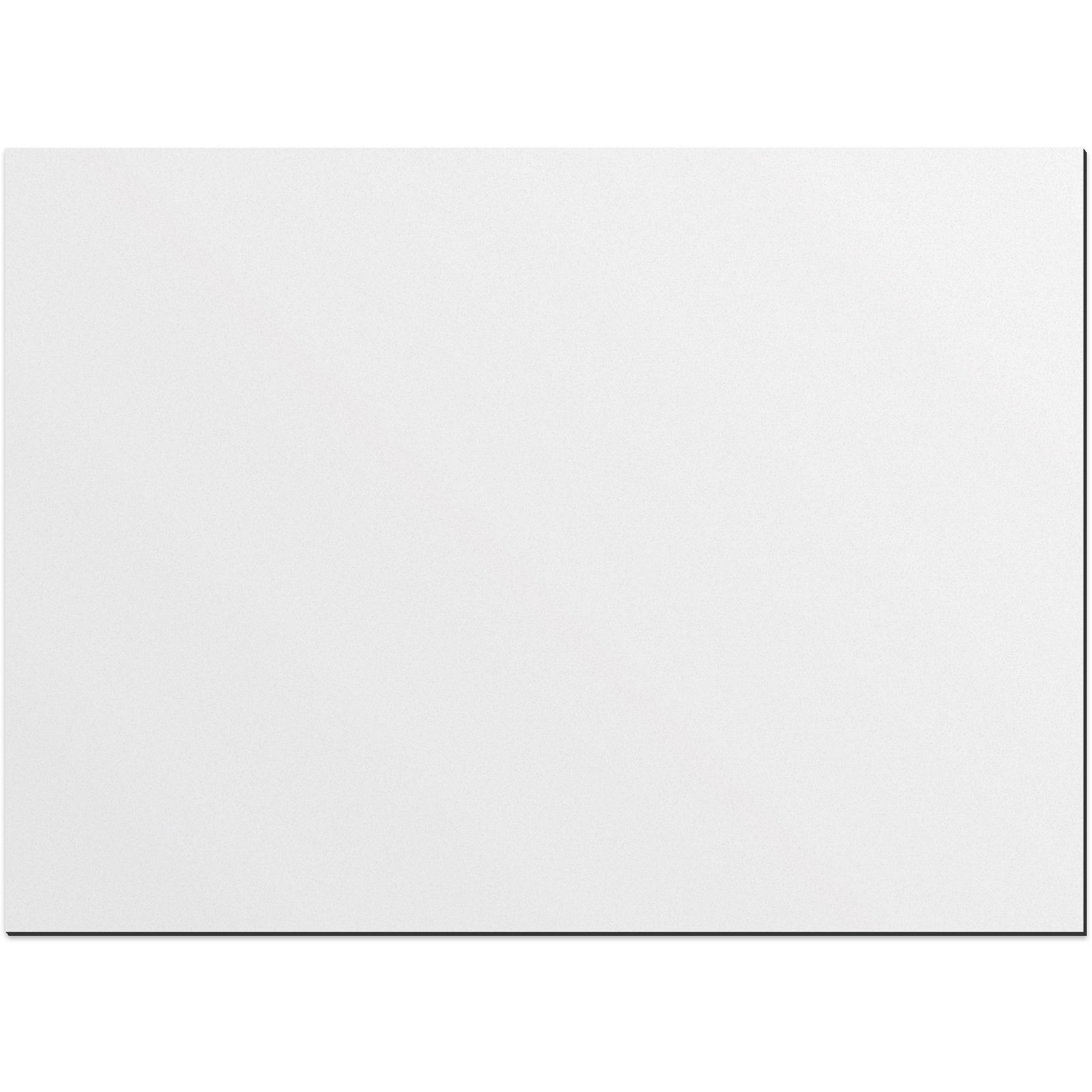 Stock Rectangle Magnet (4"x5.5") Square Corners Full Colour Imprint White Vinyl Topcoat