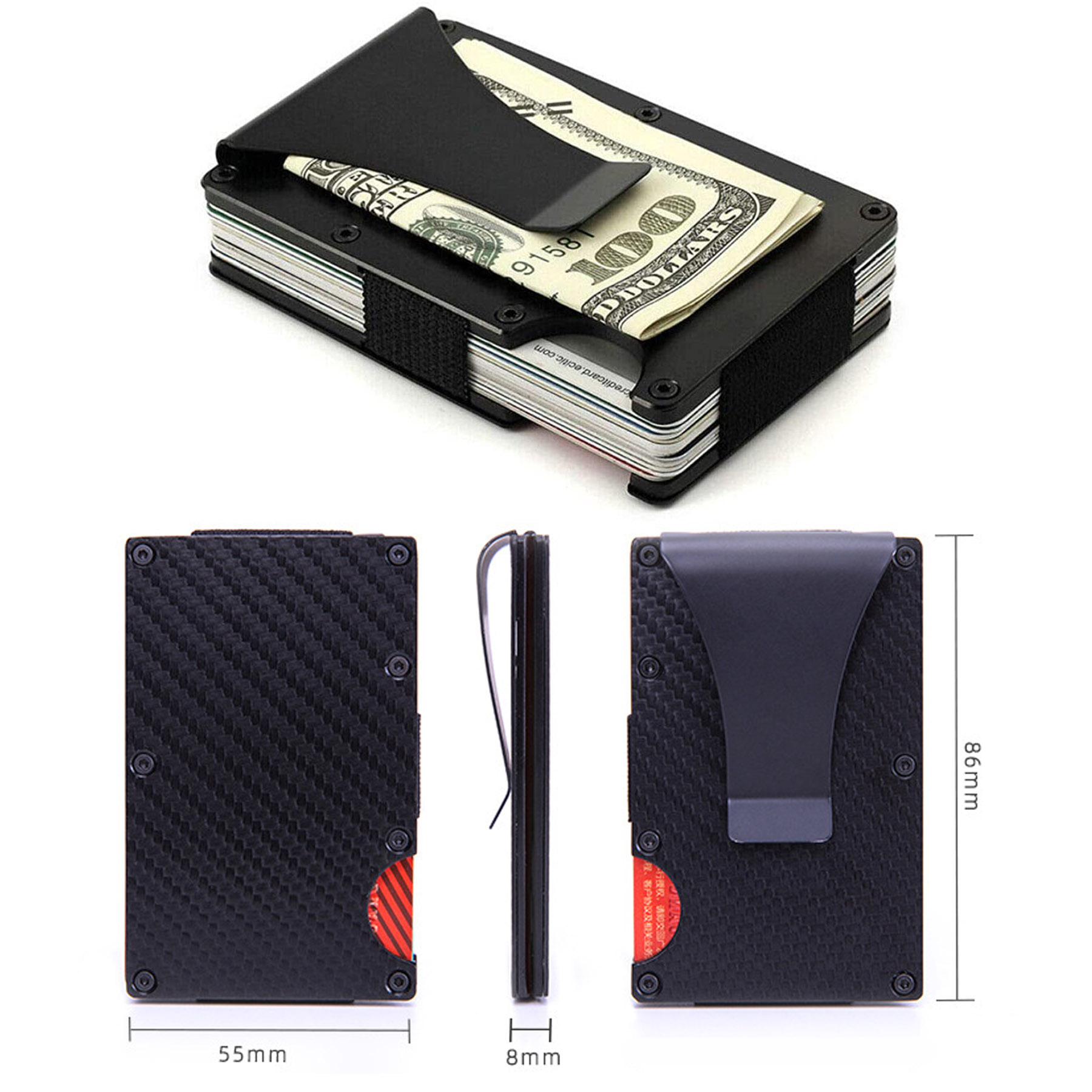 RFID Blocking Carbon Fiber Wallet 2