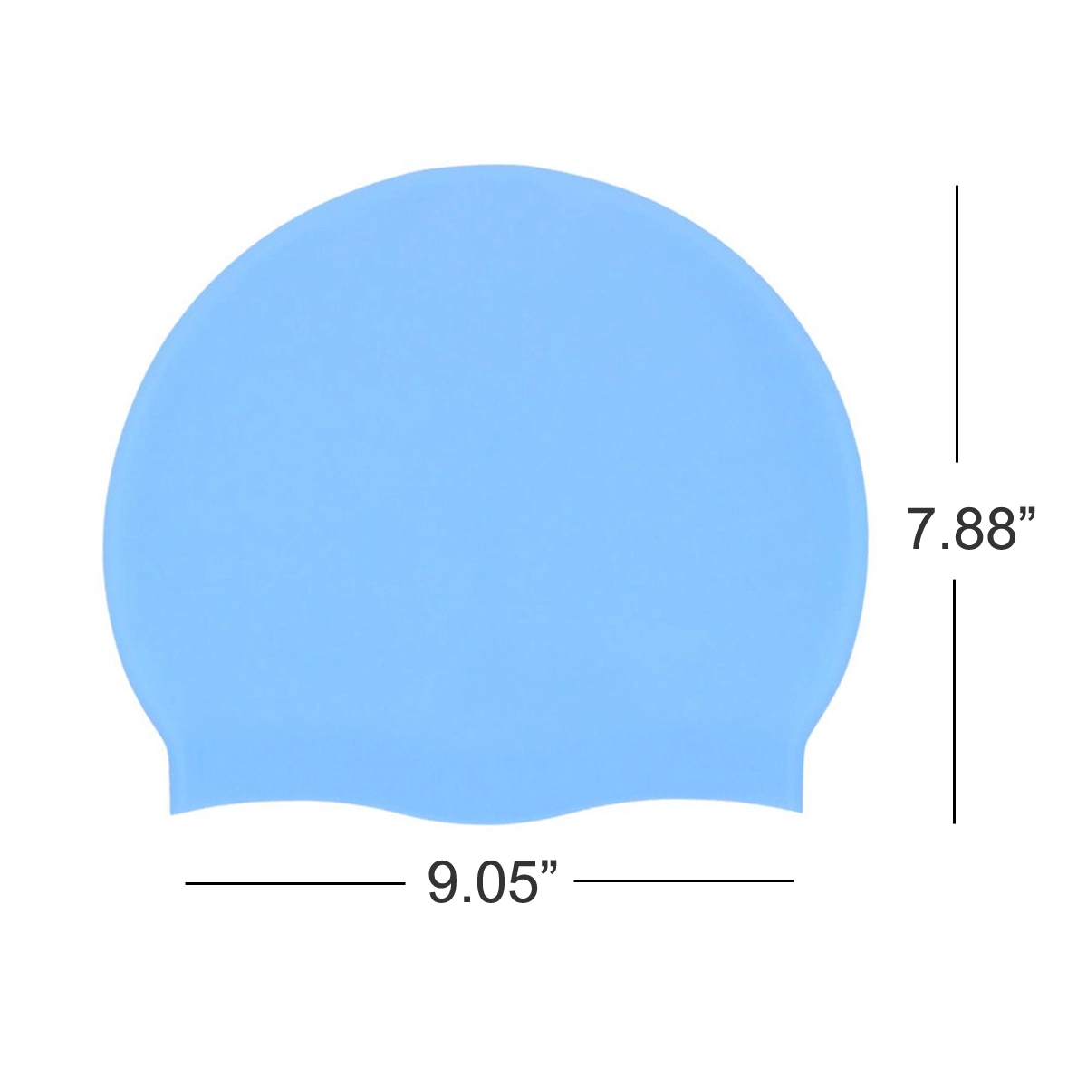 Unisex Silicone Swim Cap 14