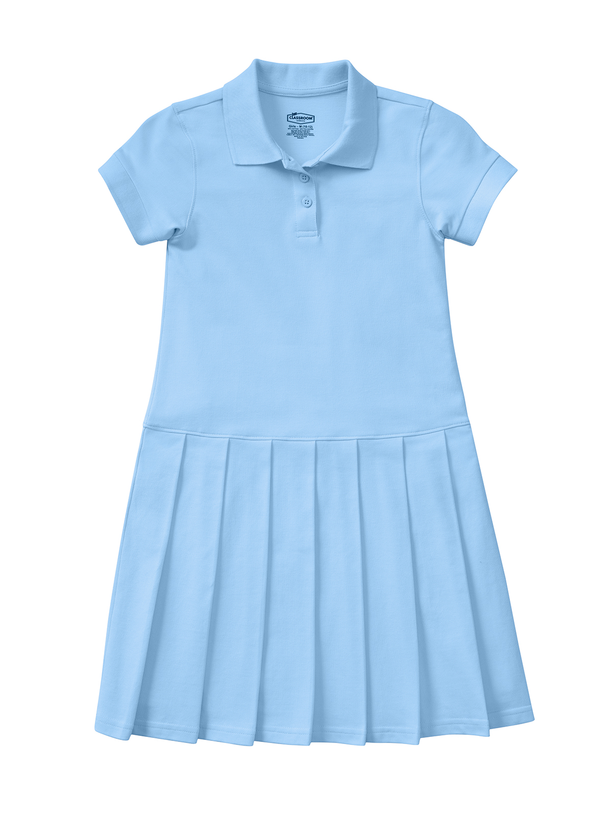 Classroom Uniforms - Girls' Pique Polo Dress for Children 3