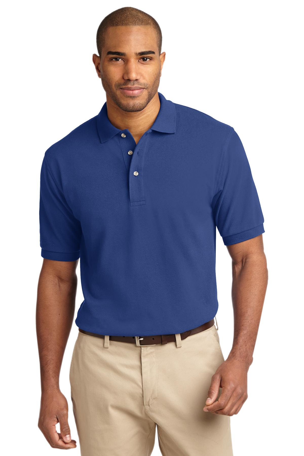 Port Authority Tall Heavyweight Cotton Pique Polo. TLK420 47