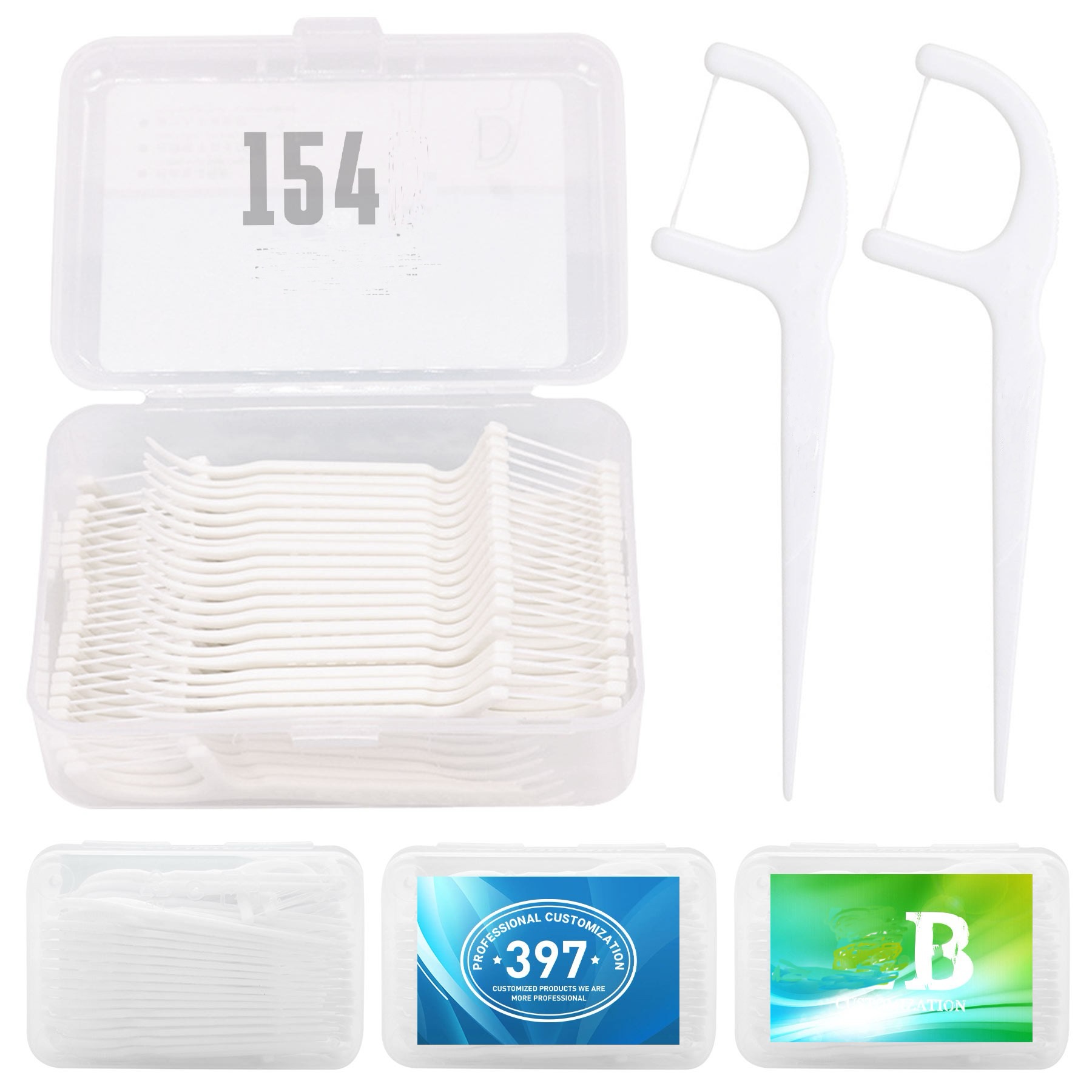 50pcs/Set Dental Floss With Box 1
