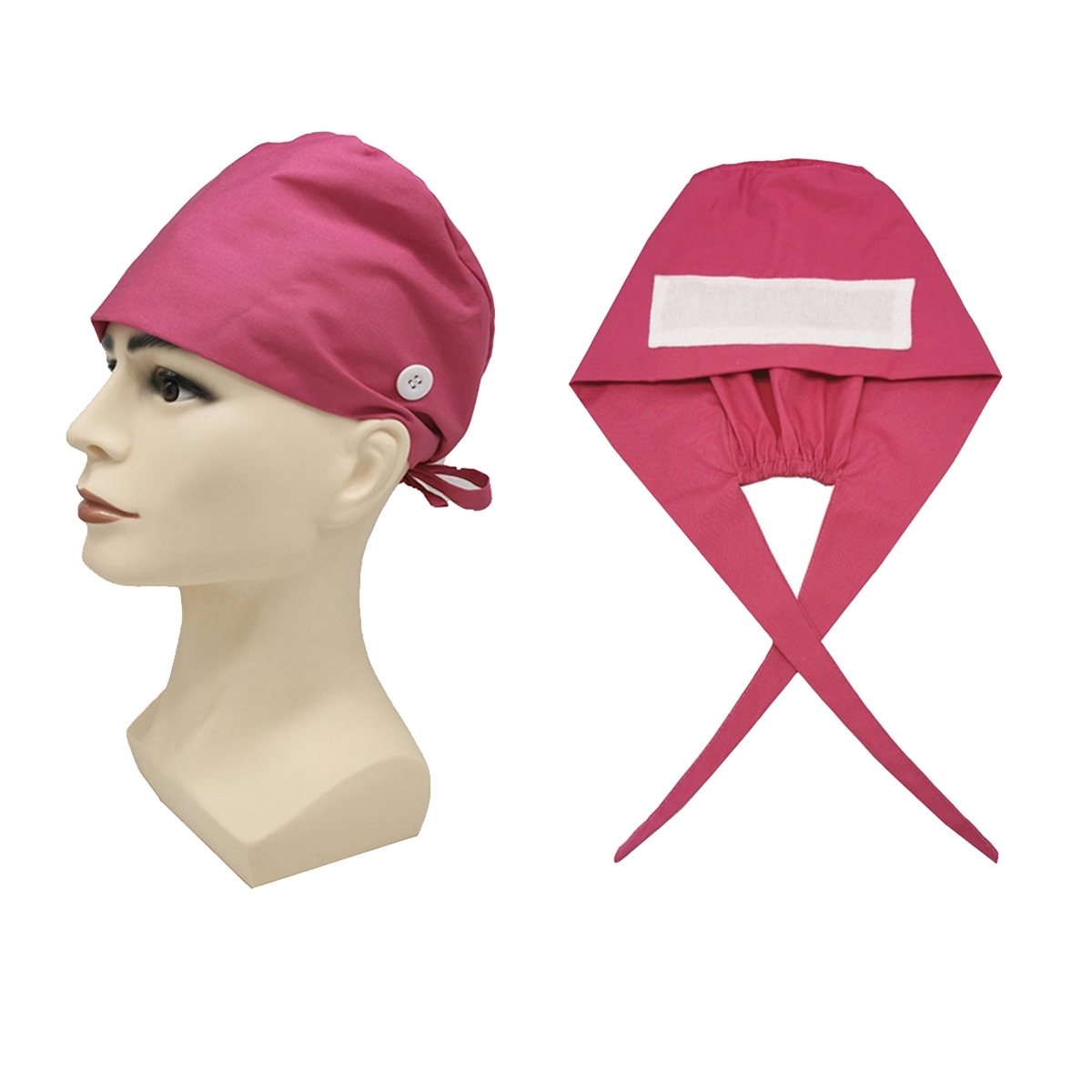Pure color surgical gourd cap 4