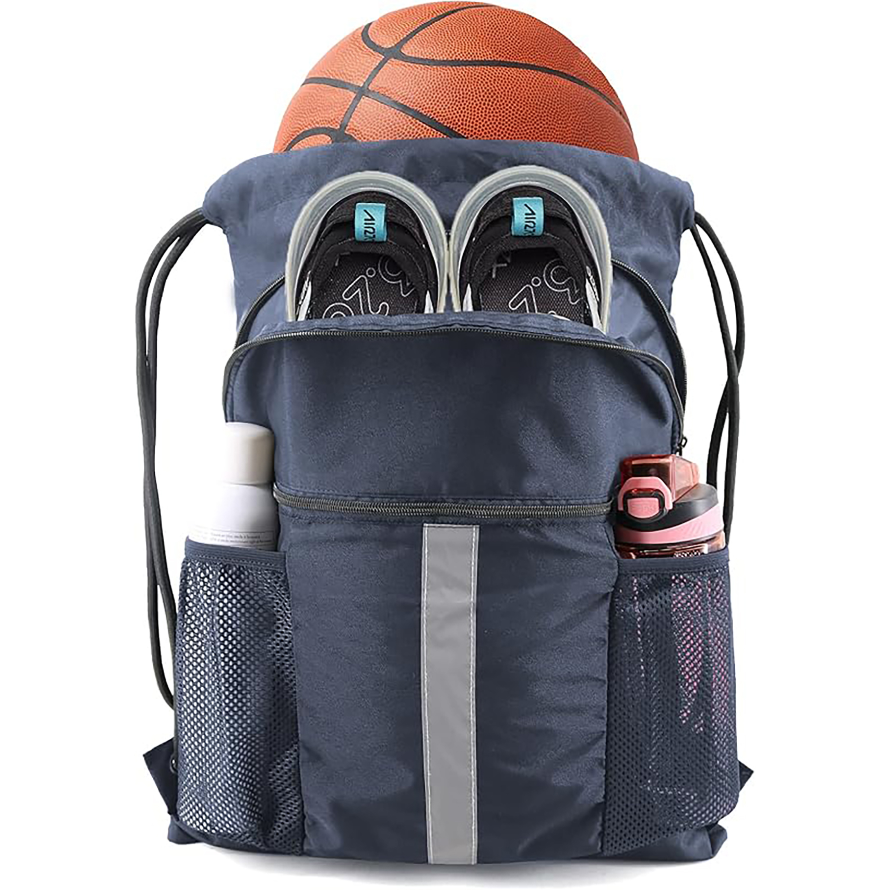 Drawstring Backpack with Shoe Compartment 15