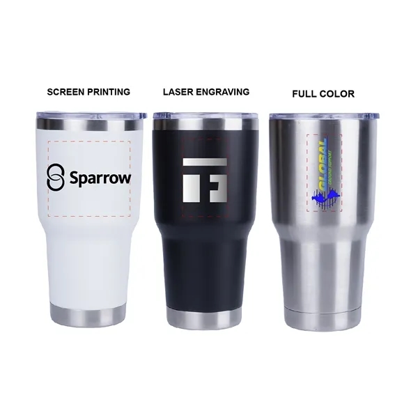Custom Logo Printed 30 oz Travel Tumbler 2
