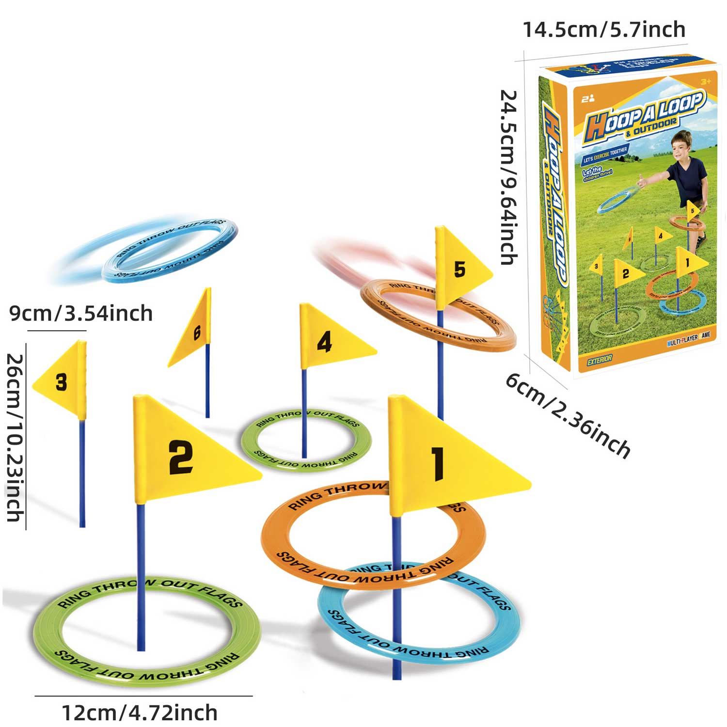 Outdoor Kids' Toy Beach & Lawn Ring Toss Game 3