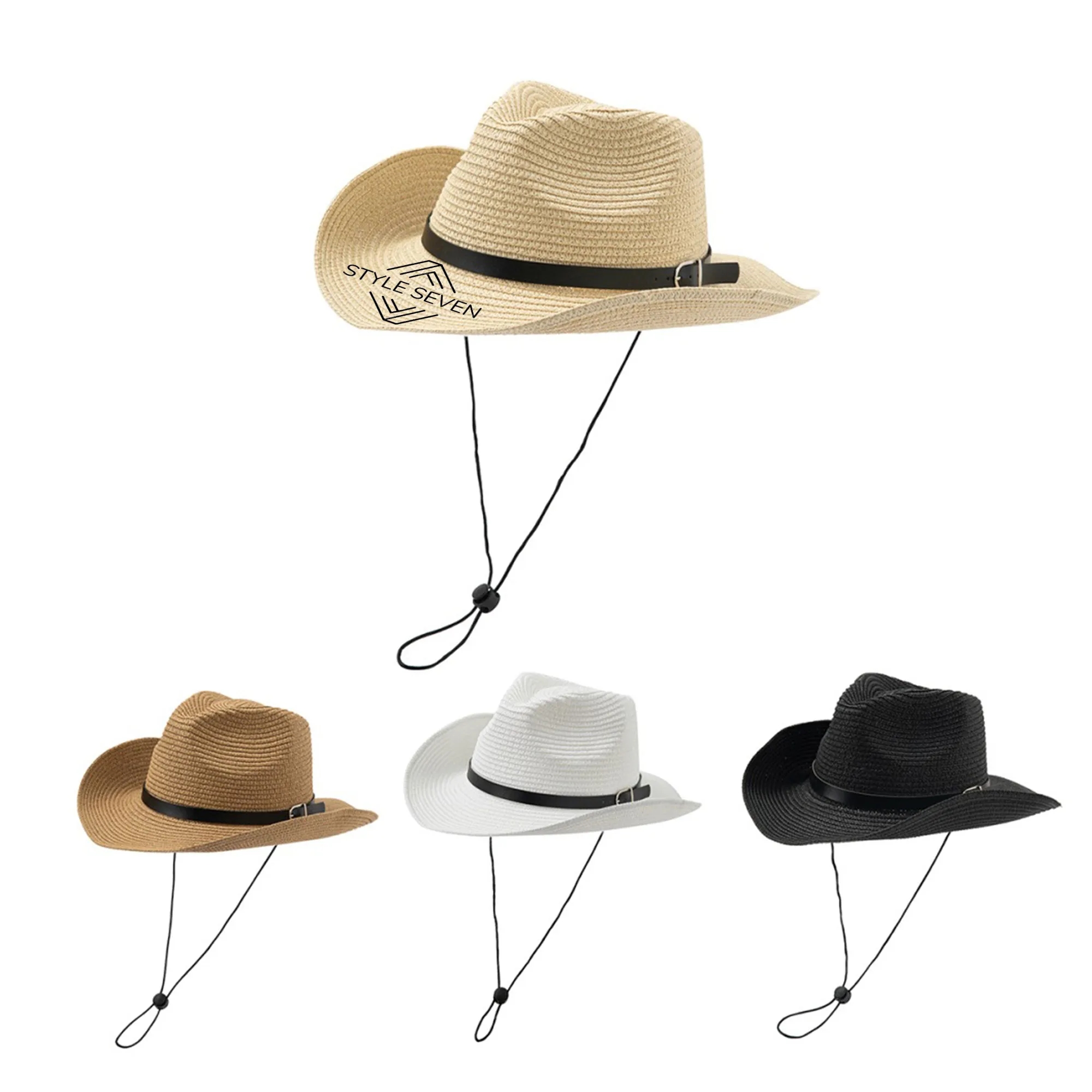 Unisex Travel Panama Summer Wide Brim Straw Hat 4