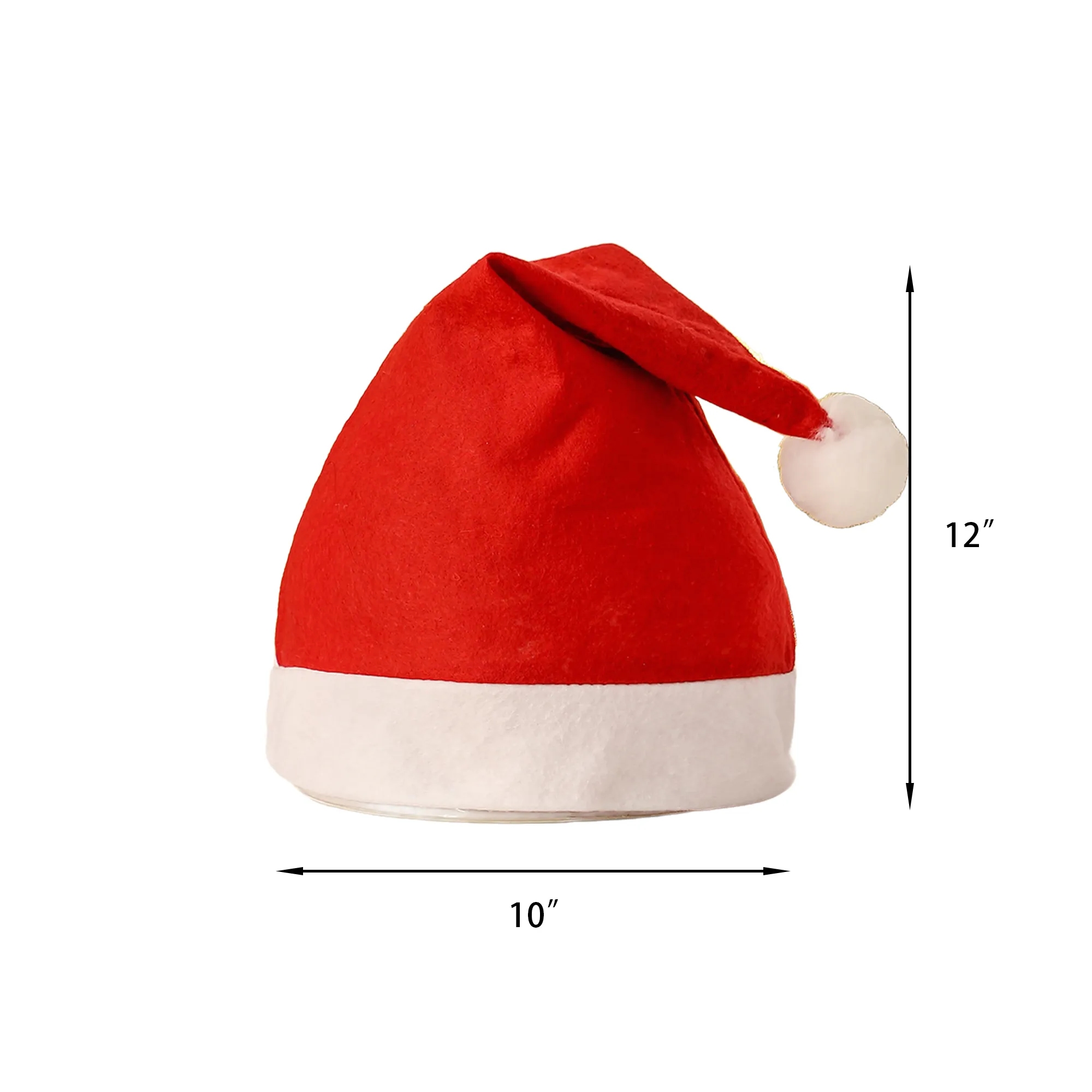 Children Cartoon Santa Hat Plush Trim 2