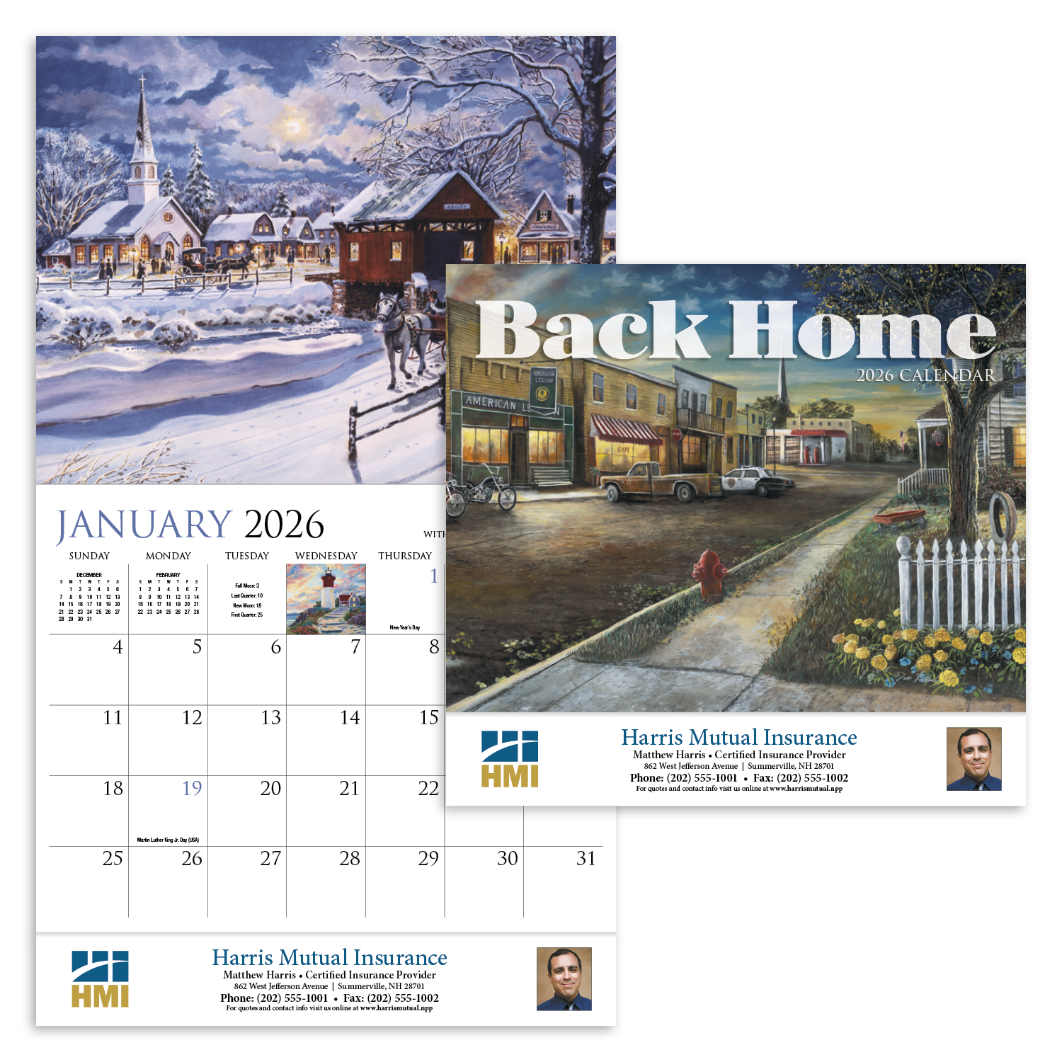HotLine® Products Back Home Appointment Calendar - Stapled 38