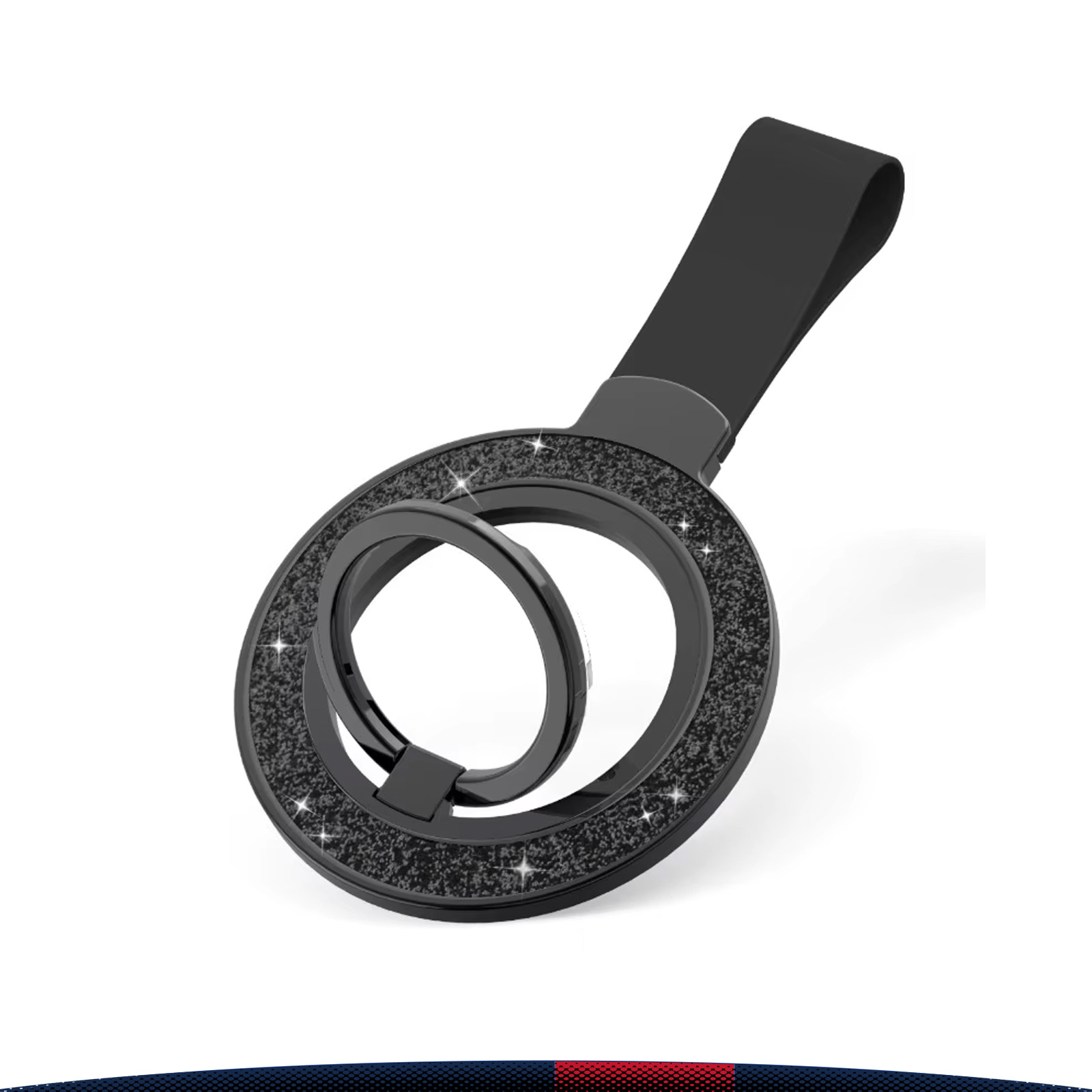 Wilkes DualMag Glitter Magnetic Phone Ring Holder 6