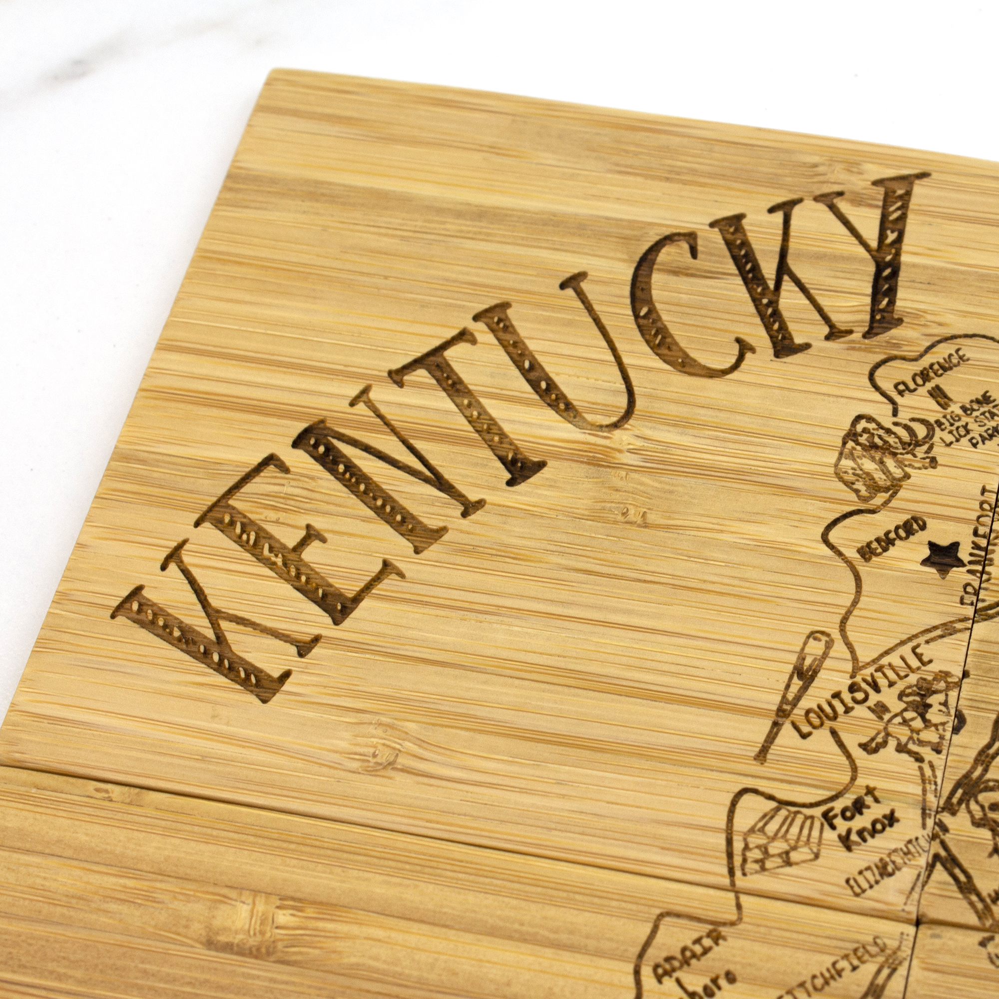 Kentucky Puzzle Coaster Set 9