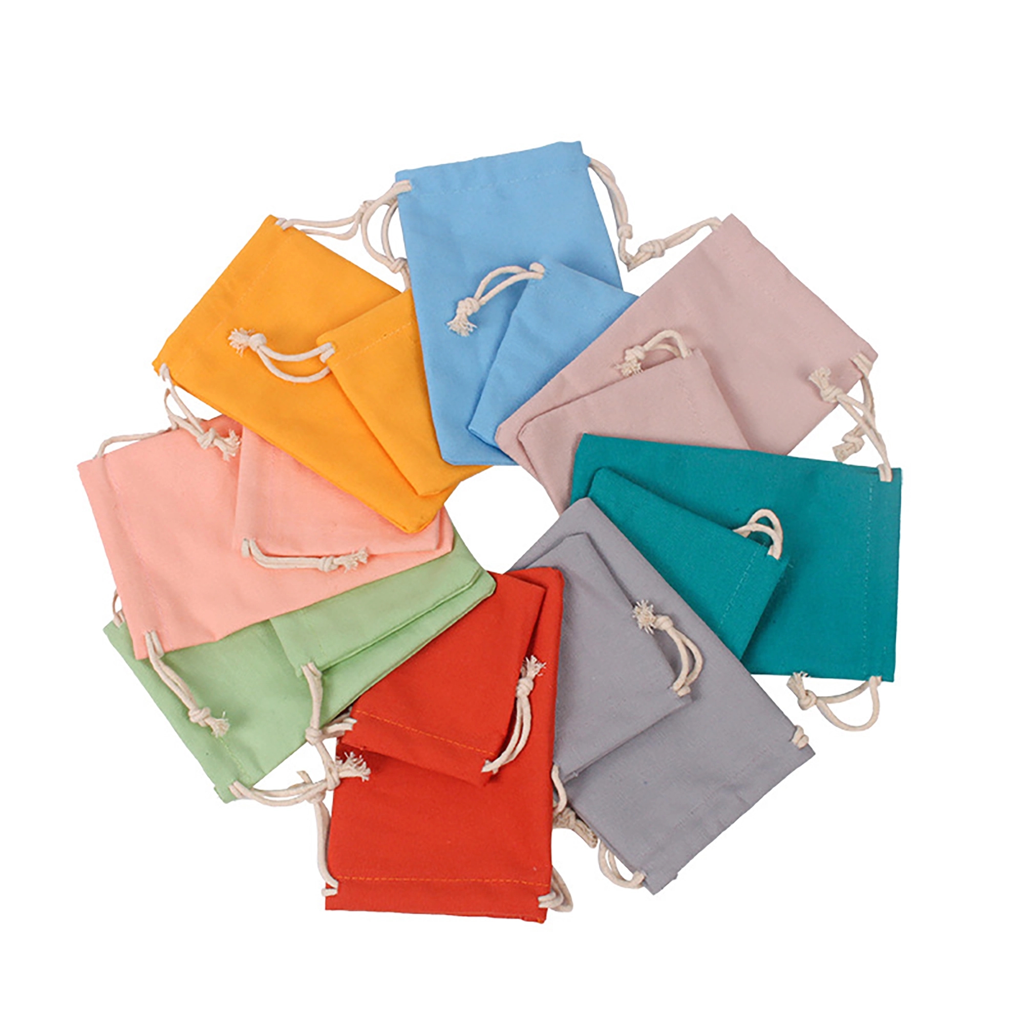 Cotton Drawstring Jewelry Bag 7