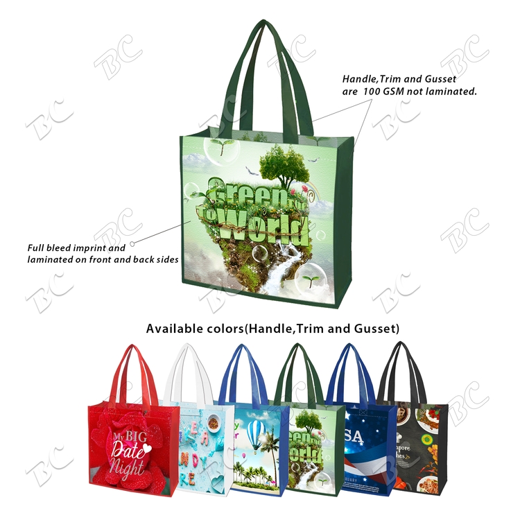Free Shipping 13 x 13 Small Quantity Custom Laminated Bag 6