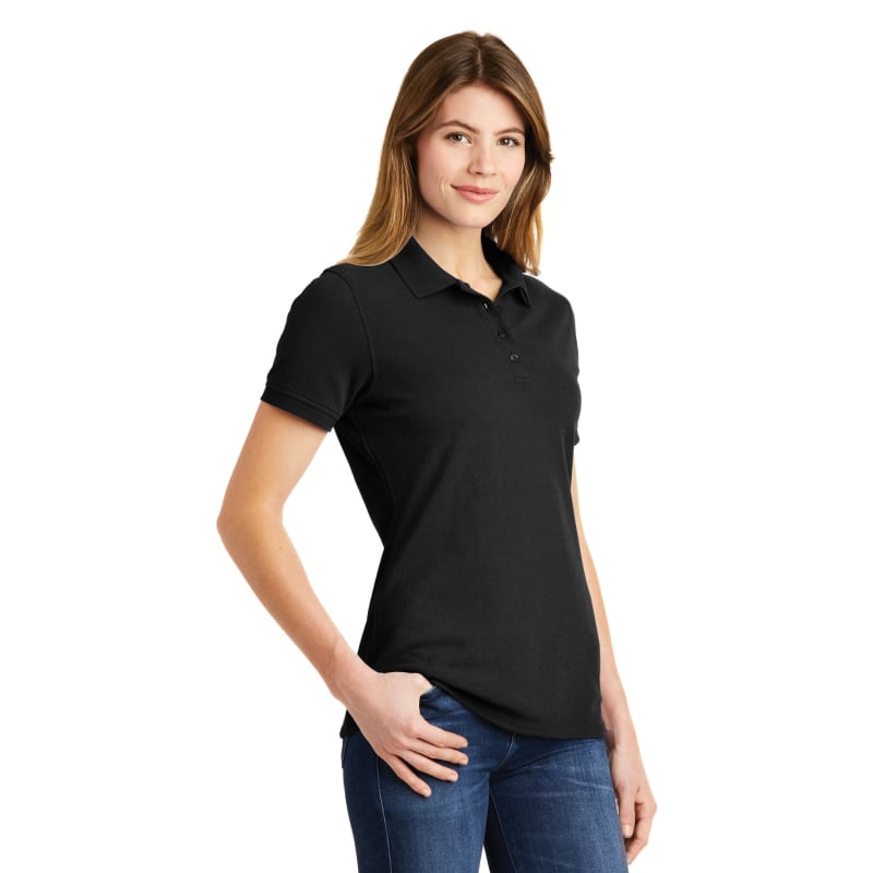 Port & Company Ladies Combed Ring Spun Pique Polo. 2