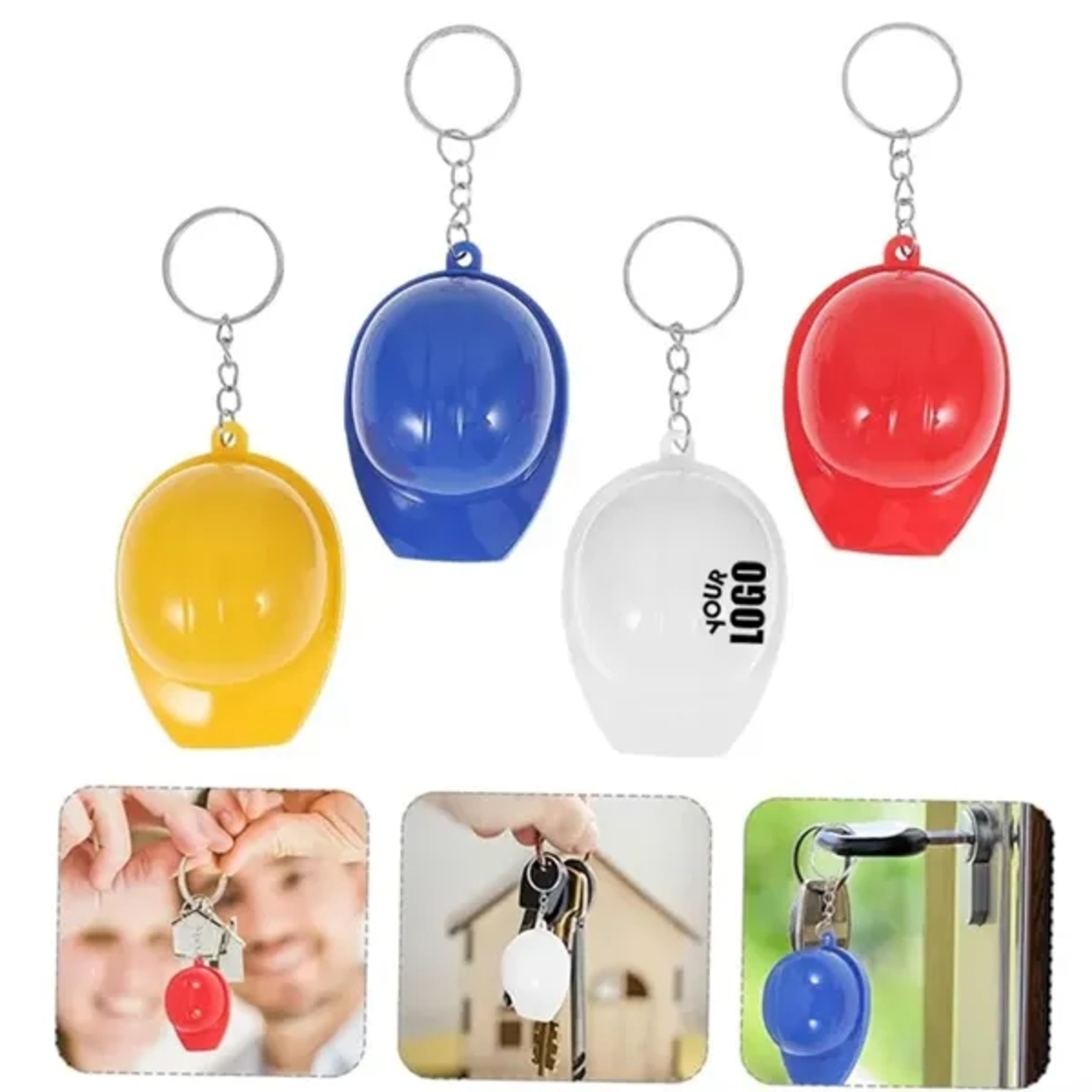 Hard Hat Bottle Opener Keychains 2