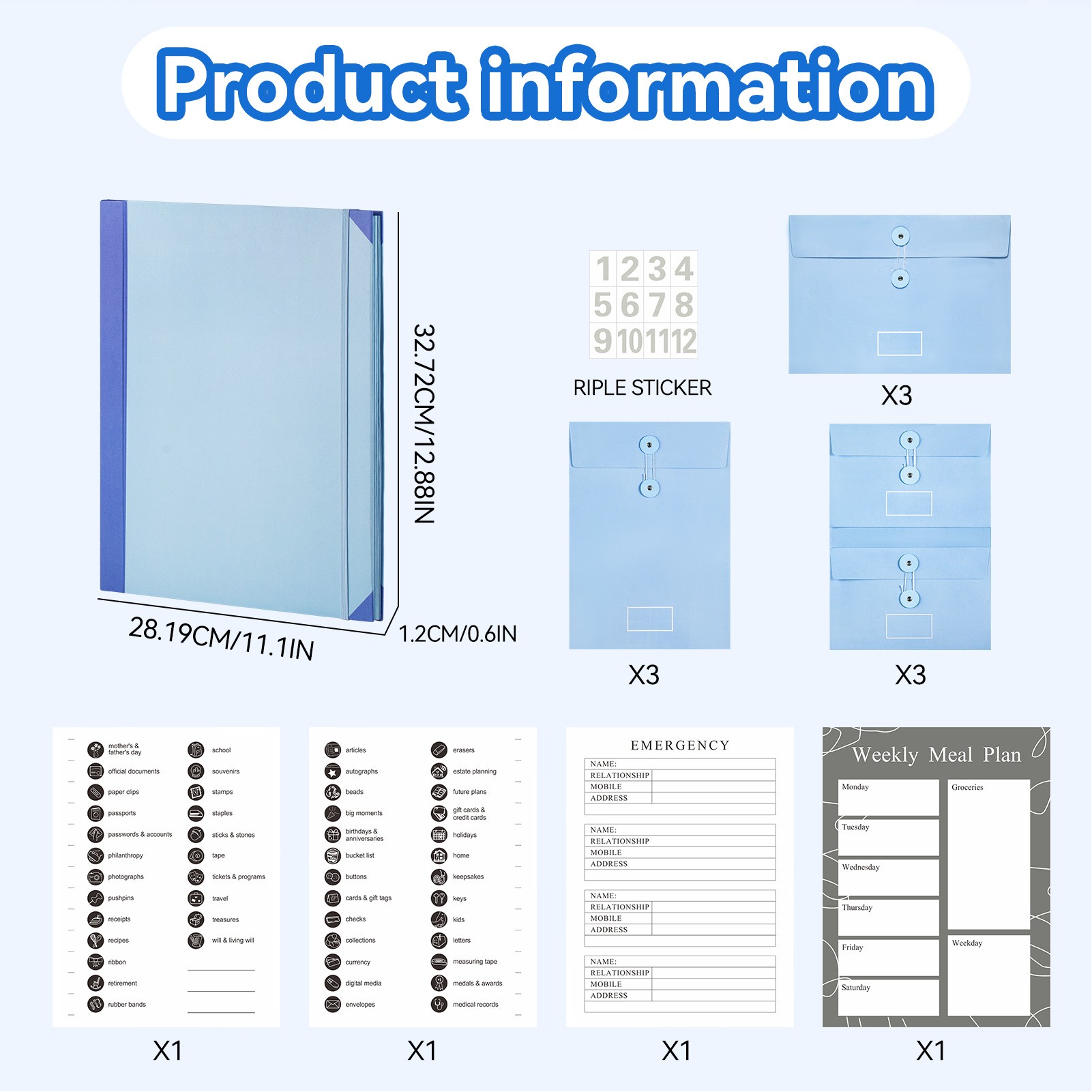 Important Papers Document Life Binder 4