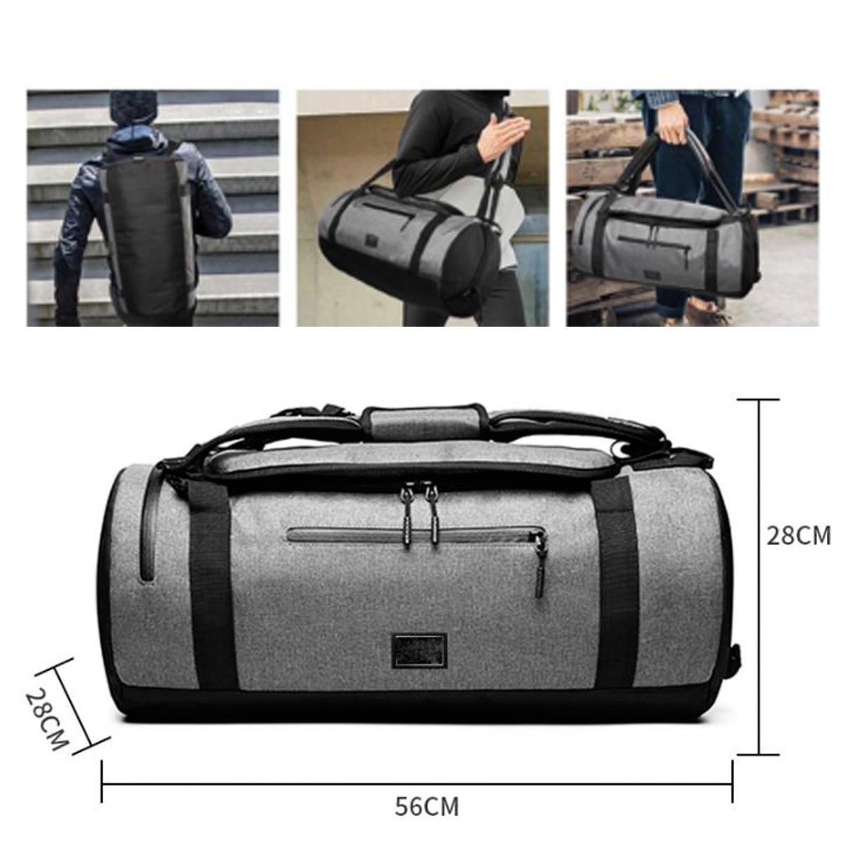 Sports Gym Bag For Men With Shoes Compartment&Wet Pocket 2