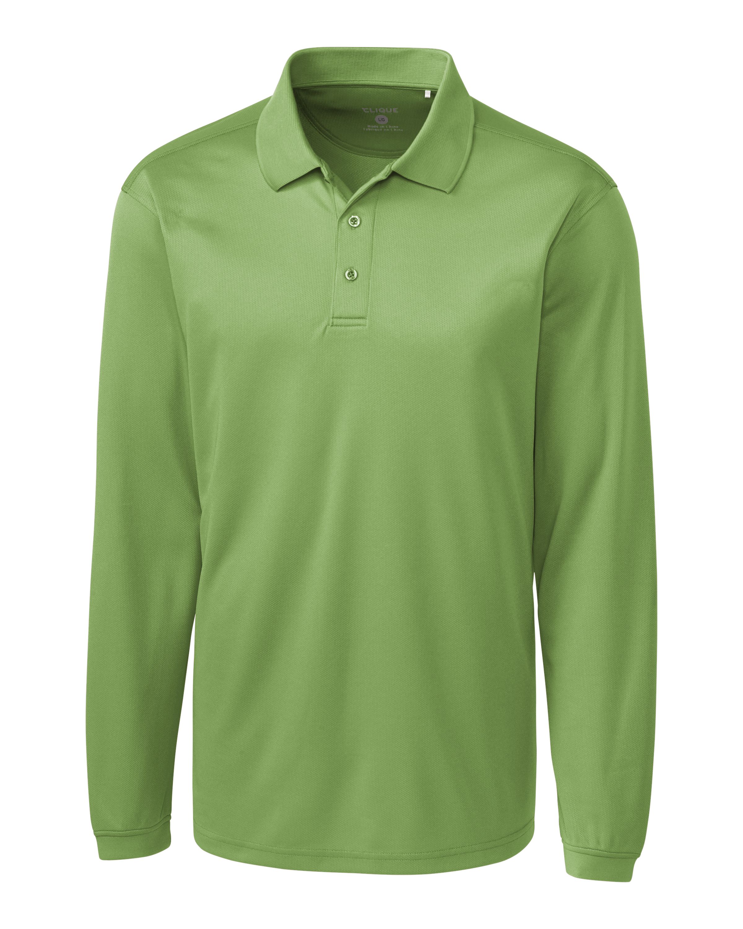 Clique Ice Pique Tech Mens Long Sleeve Polo 13