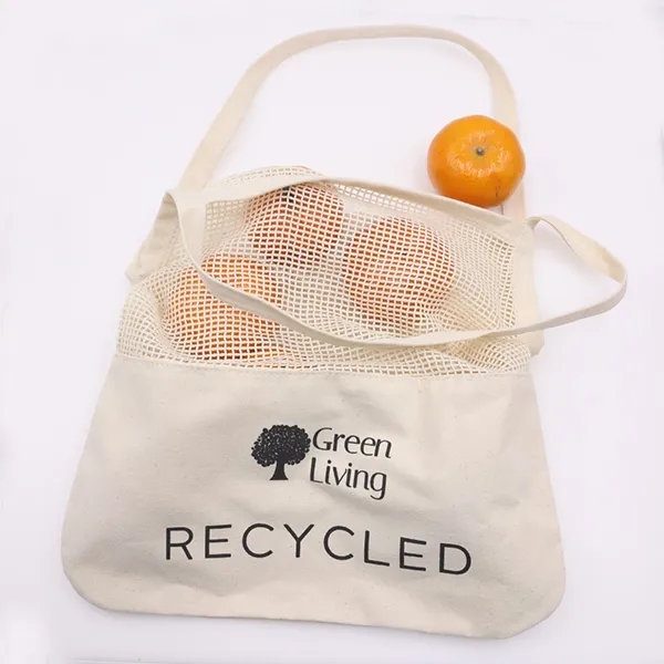 Organic Cotton Mesh Tote Bags 3