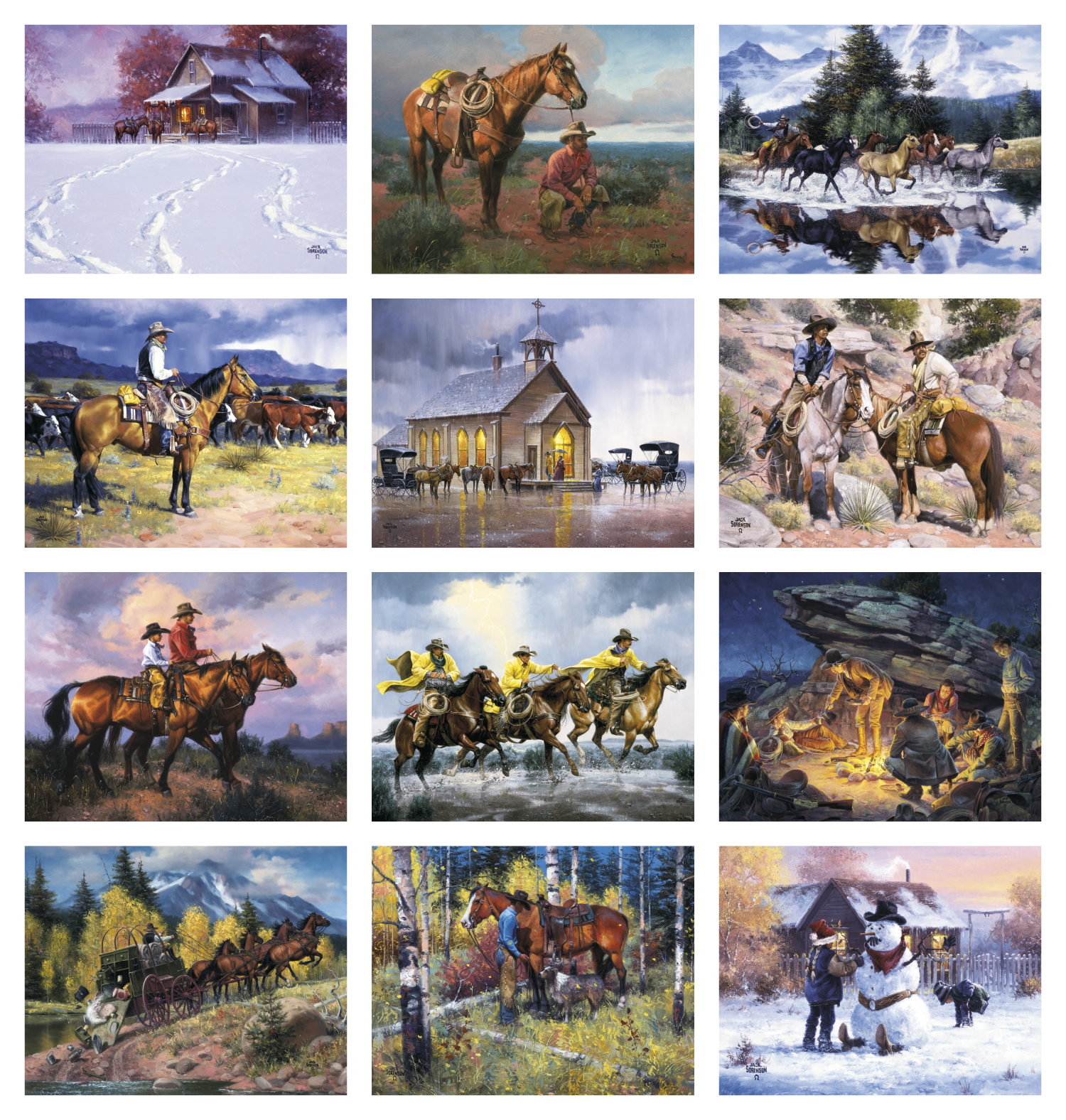 Good Value™ Western Frontier - Stapled Calendar 11