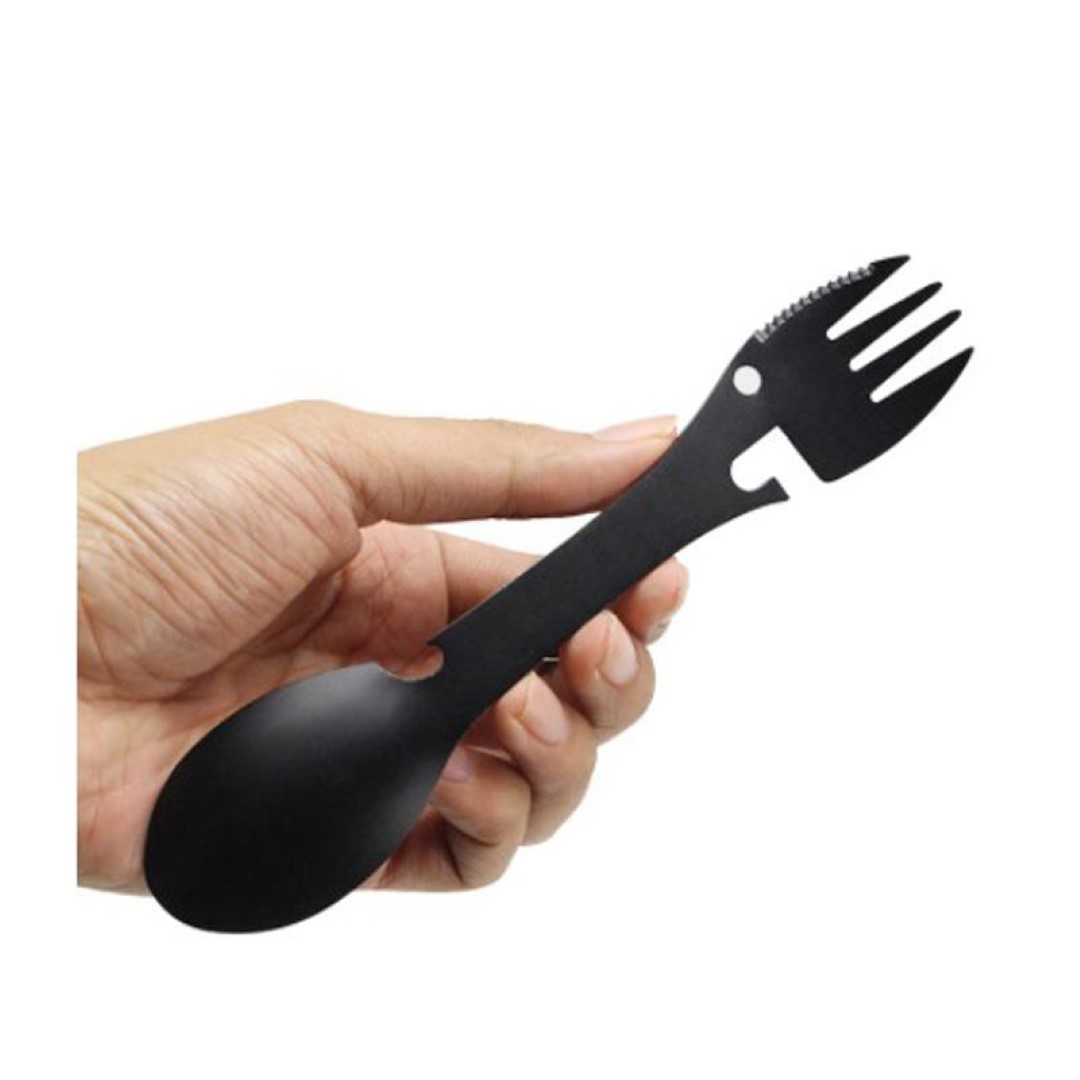 Multi-Function Fork Spoon 5 in 1 Camping Spork 4