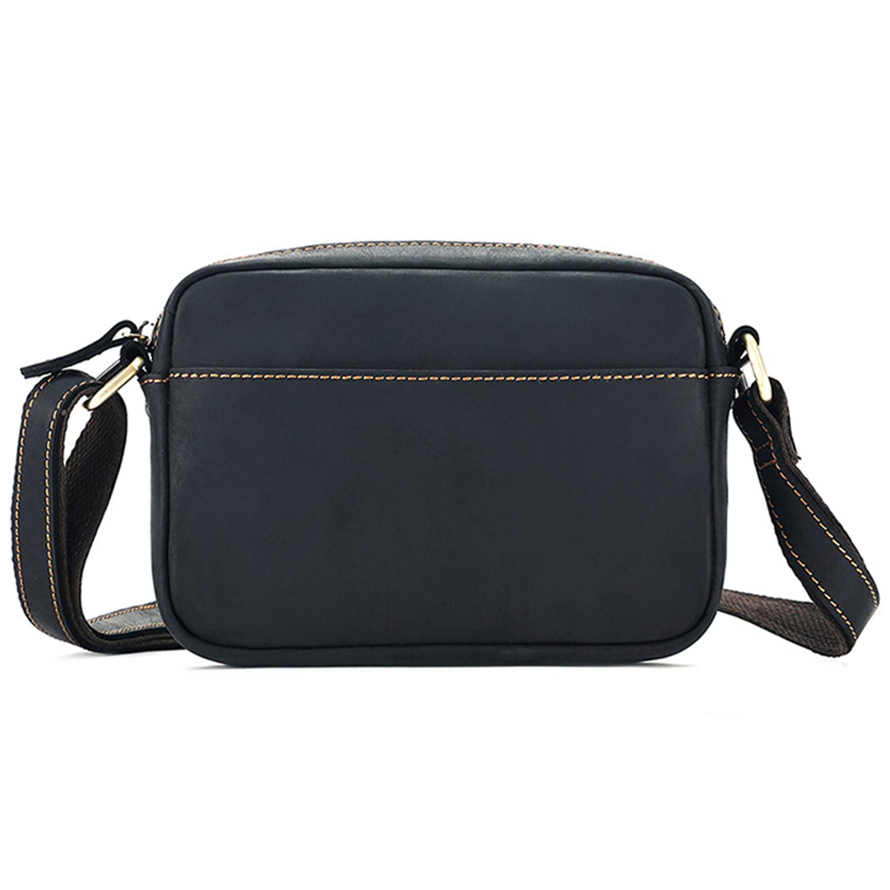 Genuine leather vintage cross-body messenger bag 6