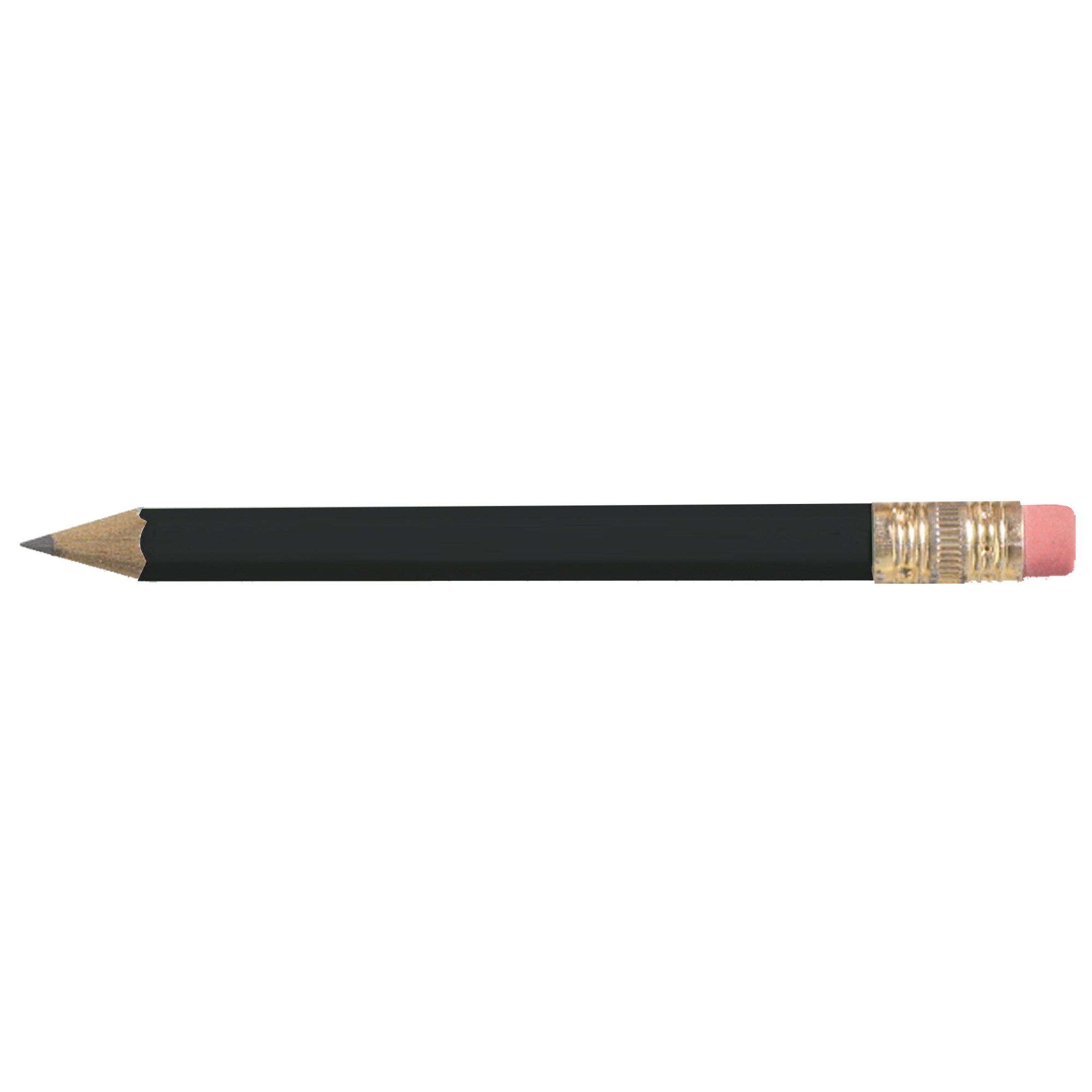 Hexagon Golf Pencil w/Eraser 2