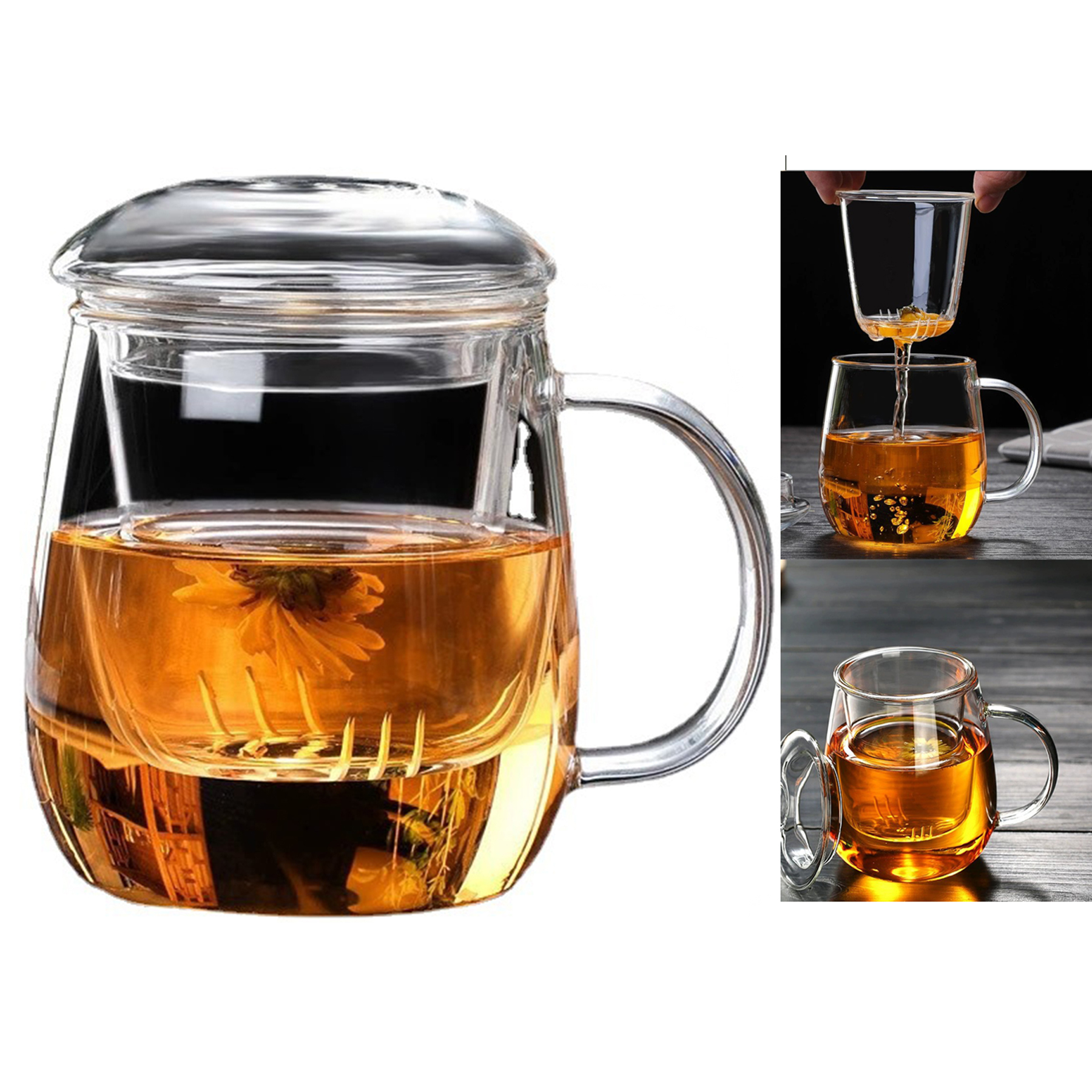 350 ML 12 oz Tea Glass Mug 2