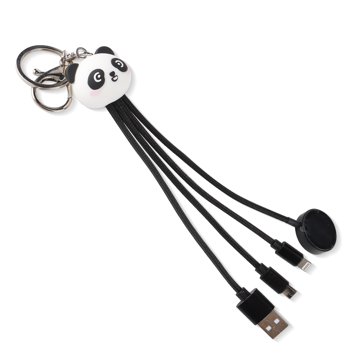 PVC Multi-Port Charging Cable with Apple Watch Wireless Charger - Stock & Custom PVC Options 10