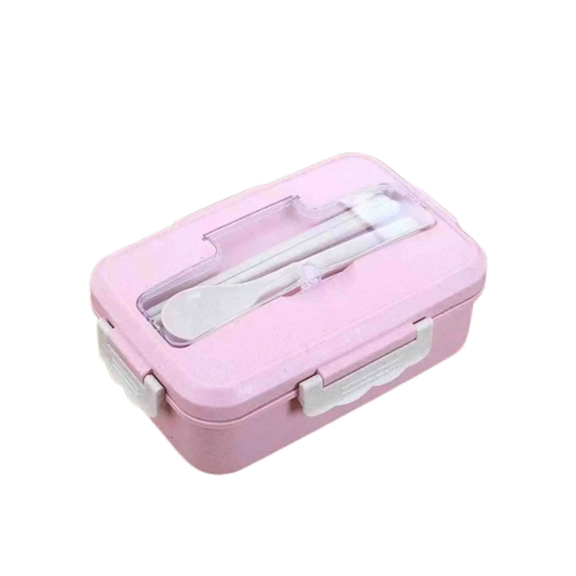 Reusable Student Wheat Straw Bento Case 5
