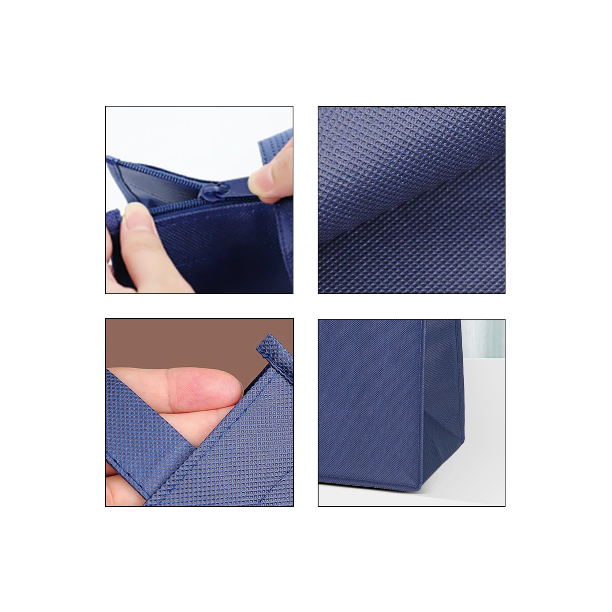 Zippered Non Woven Tote Bag 1