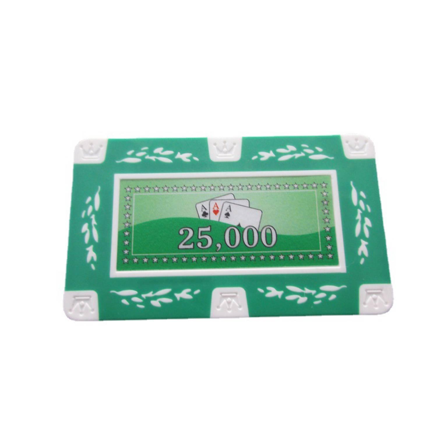 Rectangle Plastic Poker Chip 4