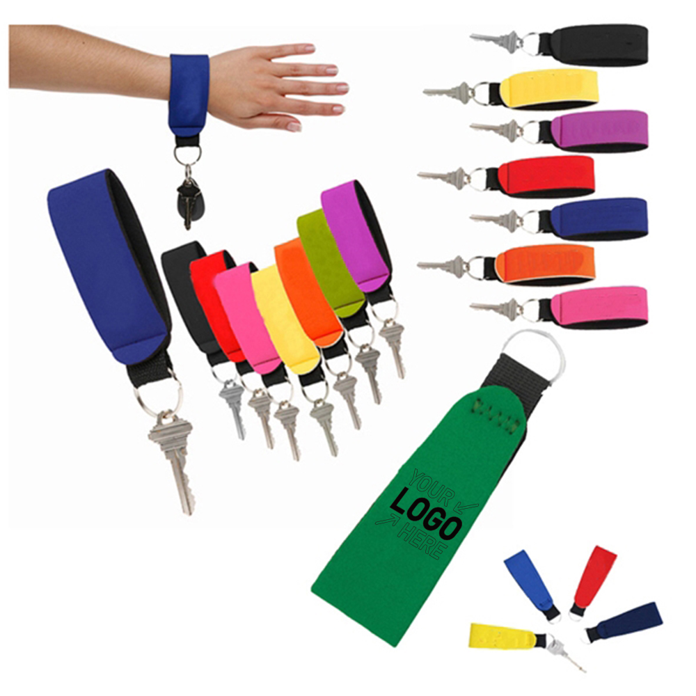 Neoprene Wristband Keychain 4