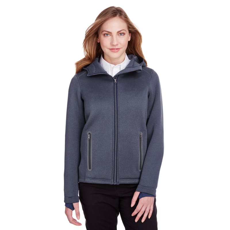 North End Ladies' Paramount Bonded Knit Jacket 3
