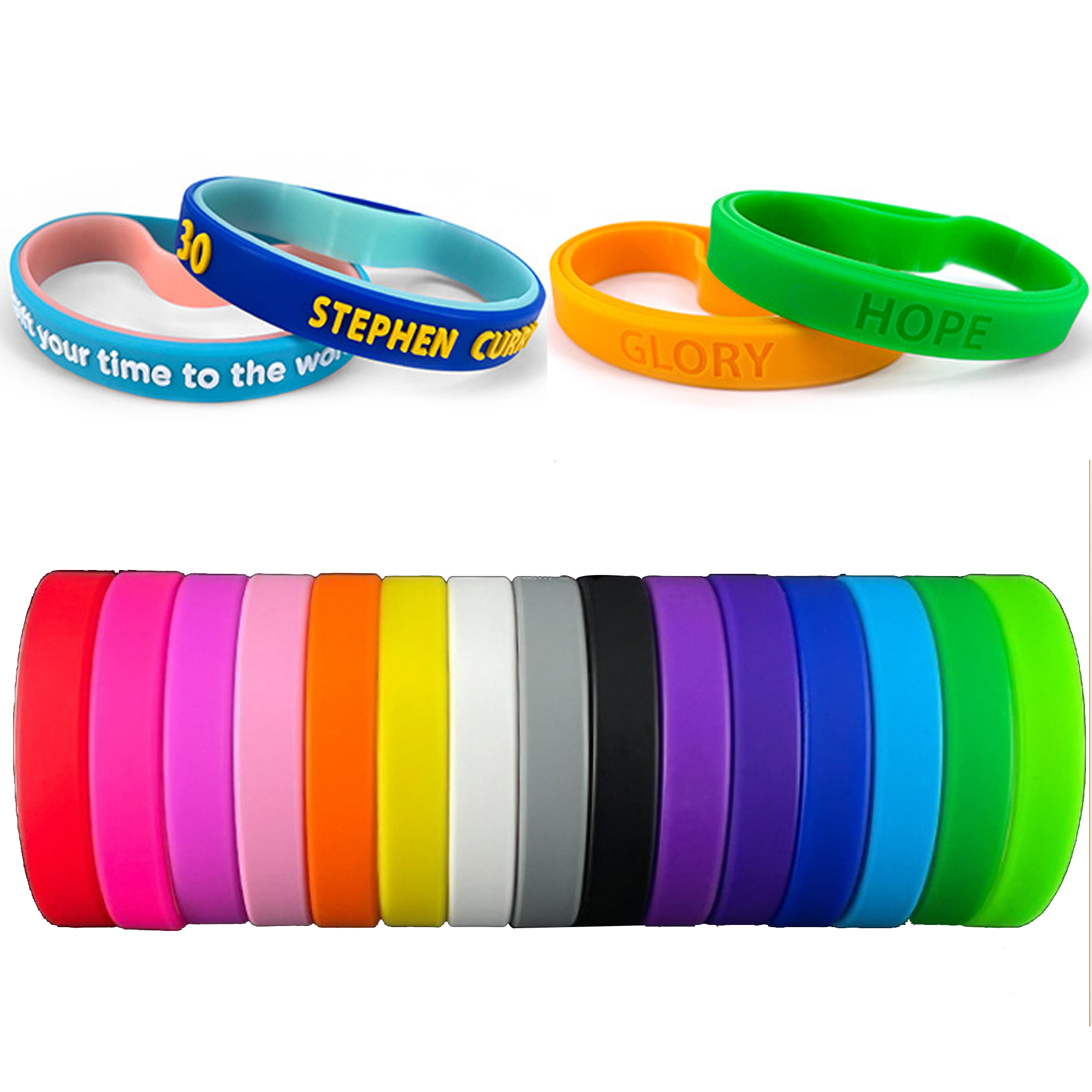 Debossed Silicone Wristband 2