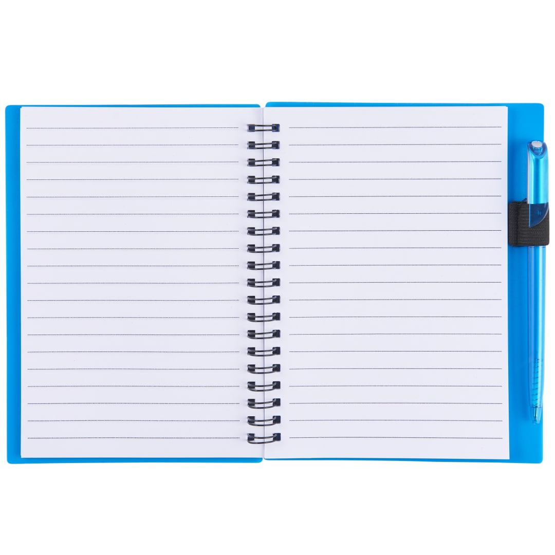 FSC® Mix 5.5" x 7" Star Spiral Notebook with Pen 8