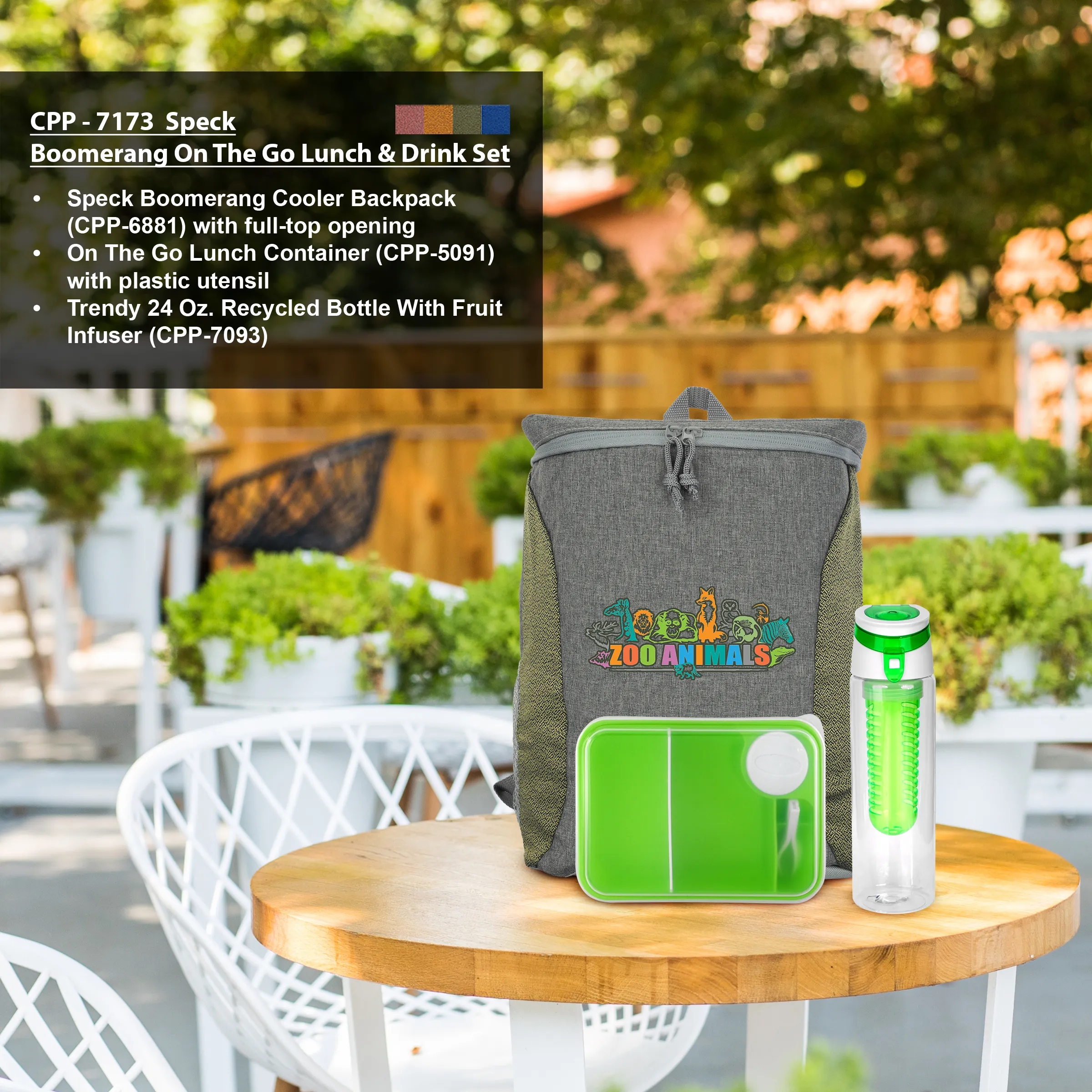 Speck Boomerang On The Go Lunch & Drink Set 6