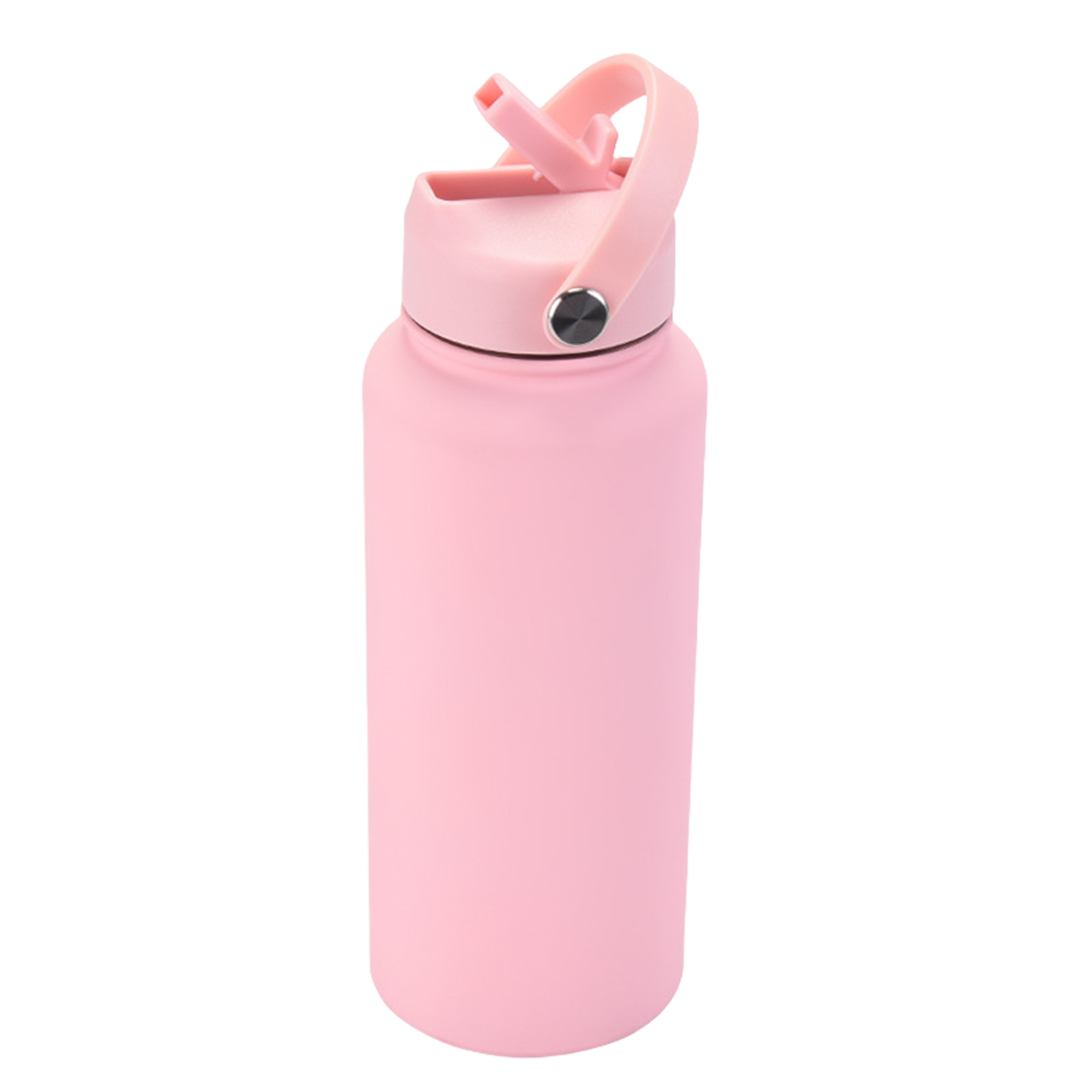 1L Stainless Steel Sports Water Bottle with Straw 6