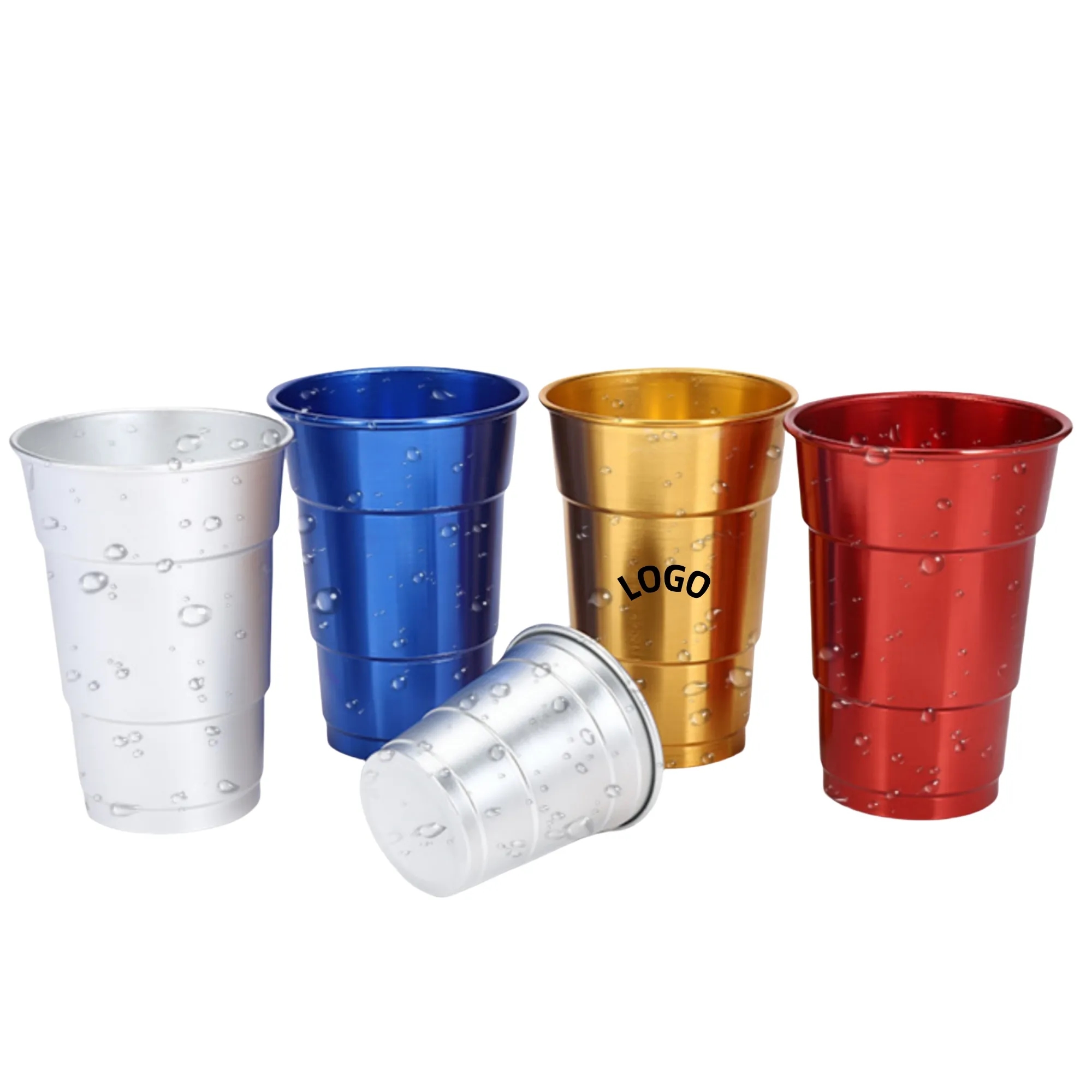 12oz Reusable Food Grade Aluminum Drinking Cup 4