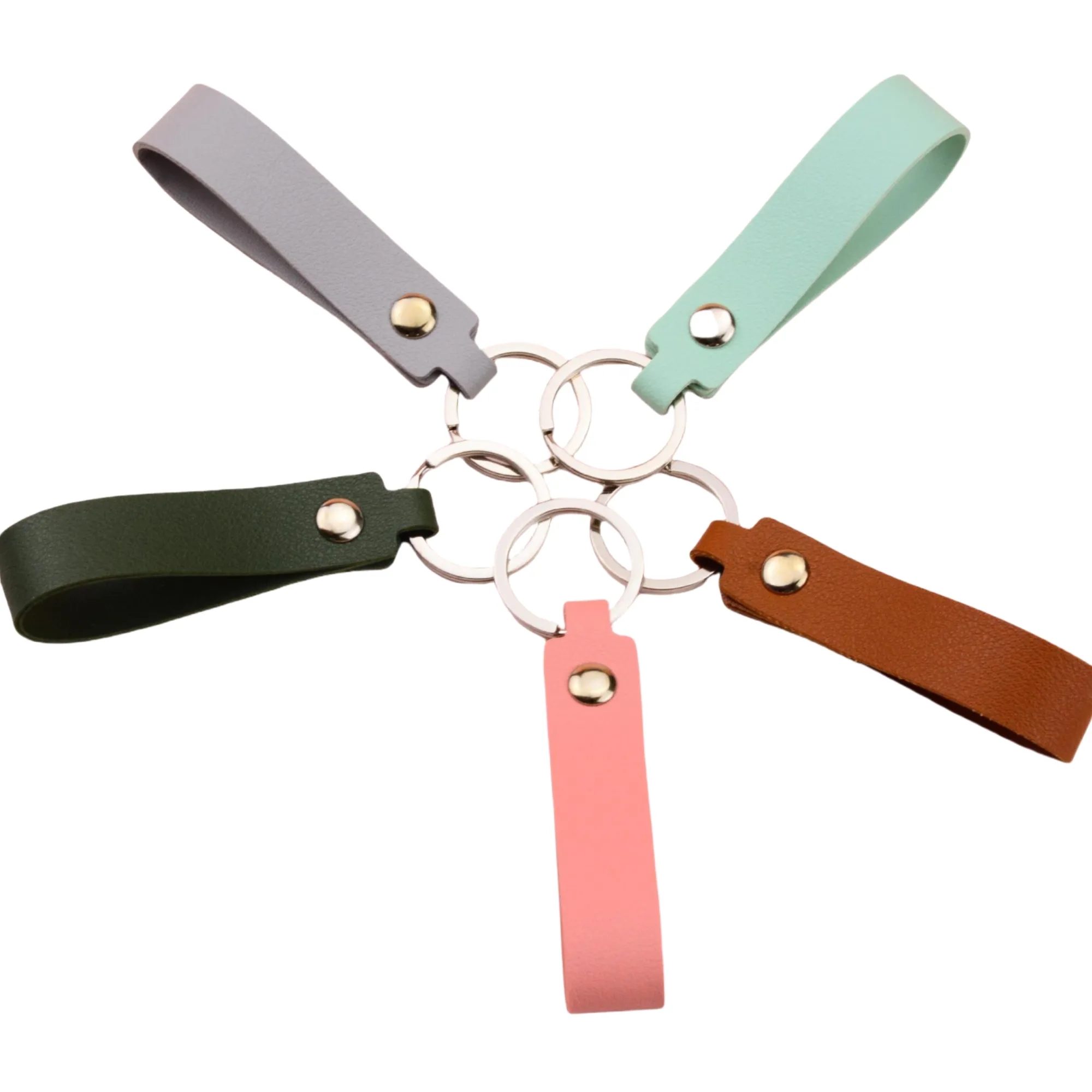 Premium PU Leather Keychain 3