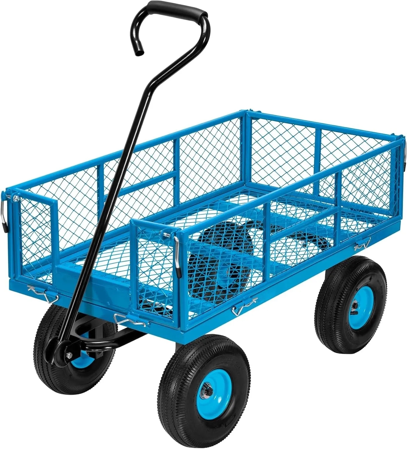 880 Lbs Capacity Mesh Steel Garden Cart 6