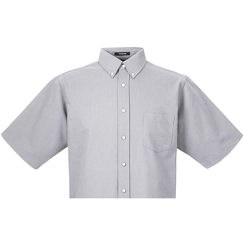 UltraClub Men's Tall Classic Wrinkle-Resistant Short-Sleeve Oxford 7