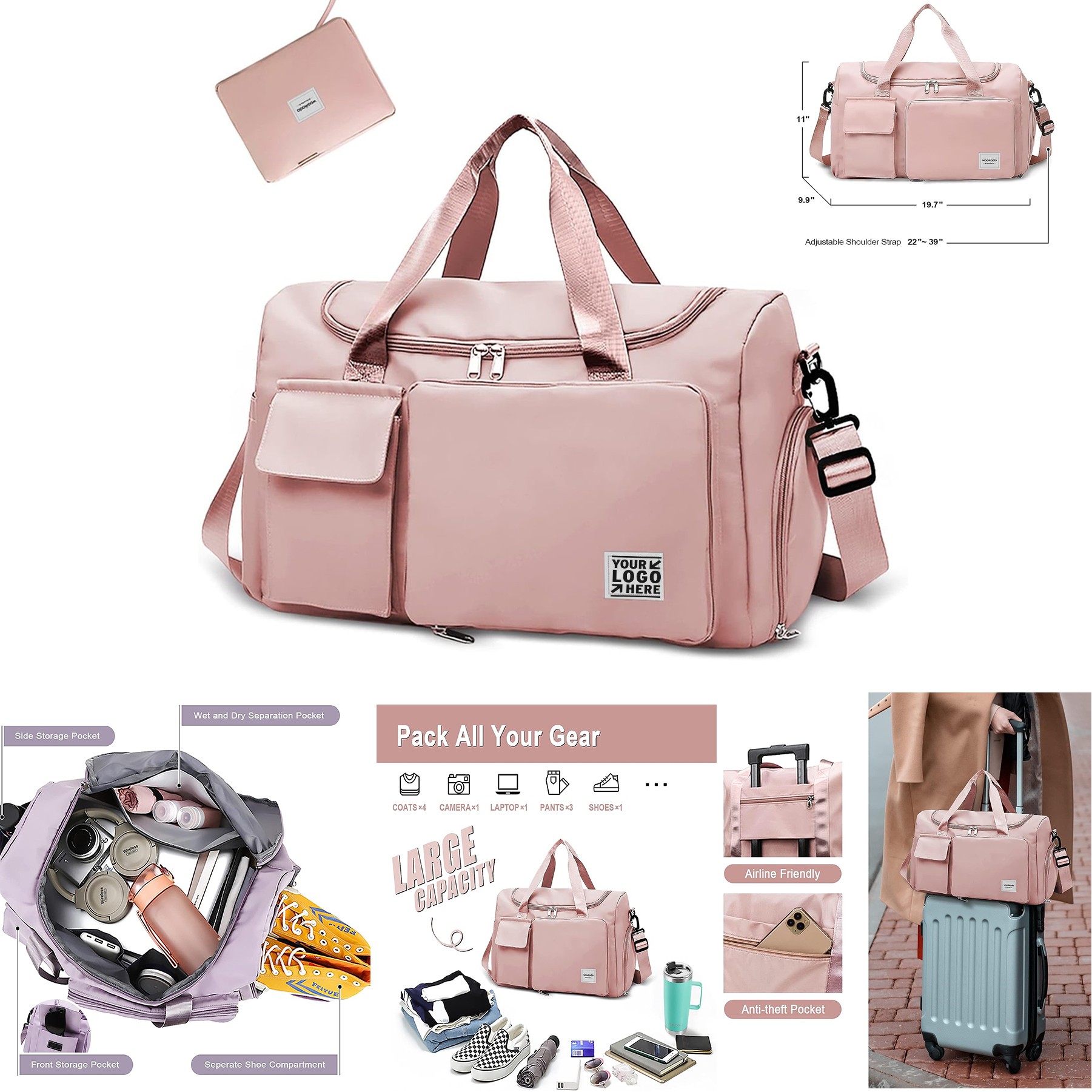 Foldable Travel Duffel Bag 1