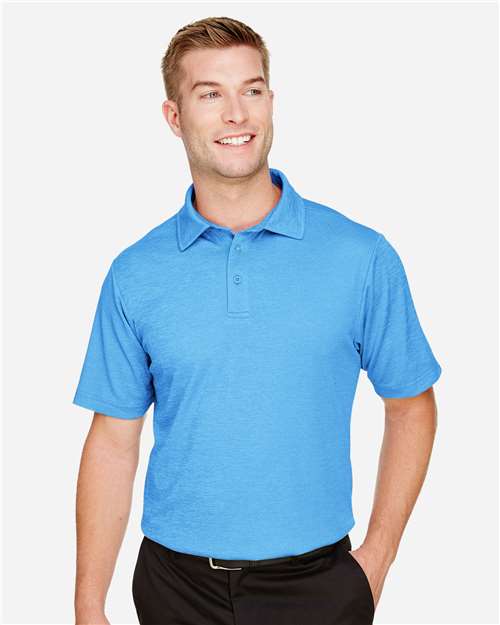 Men's CrownLux Performance® Address Mélange Polo - DG22 25